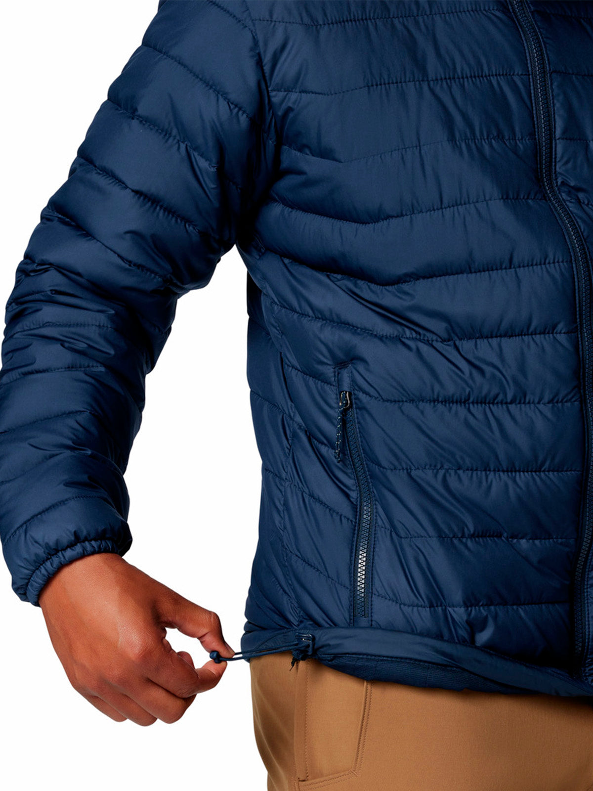 Parka Hombre Powder Lite II Azul Columbia