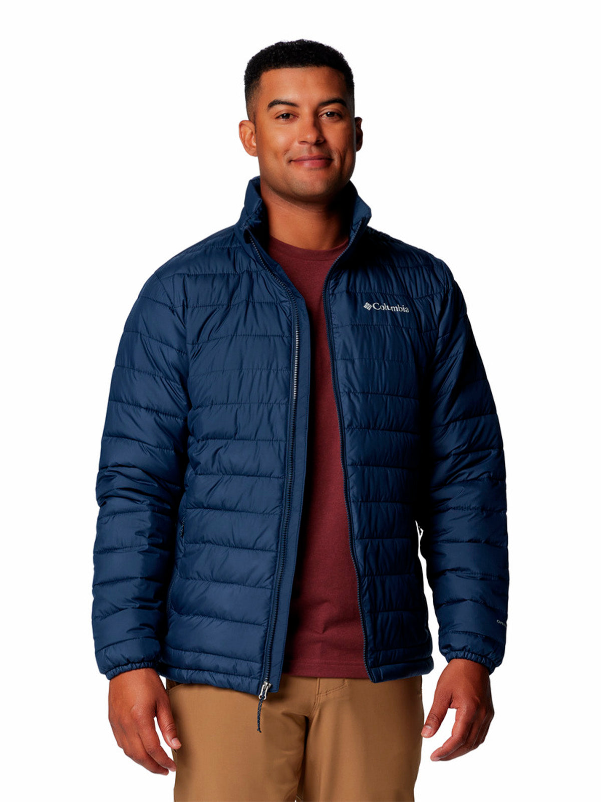 Parka Hombre Powder Lite II Azul Columbia