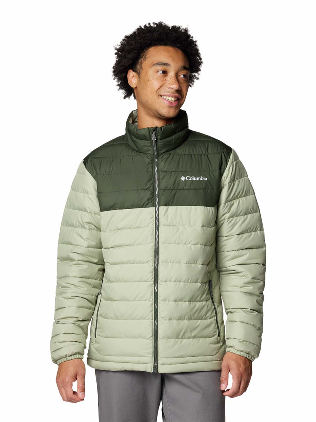 Parka Hombre Powder Lite II Beige Columbia