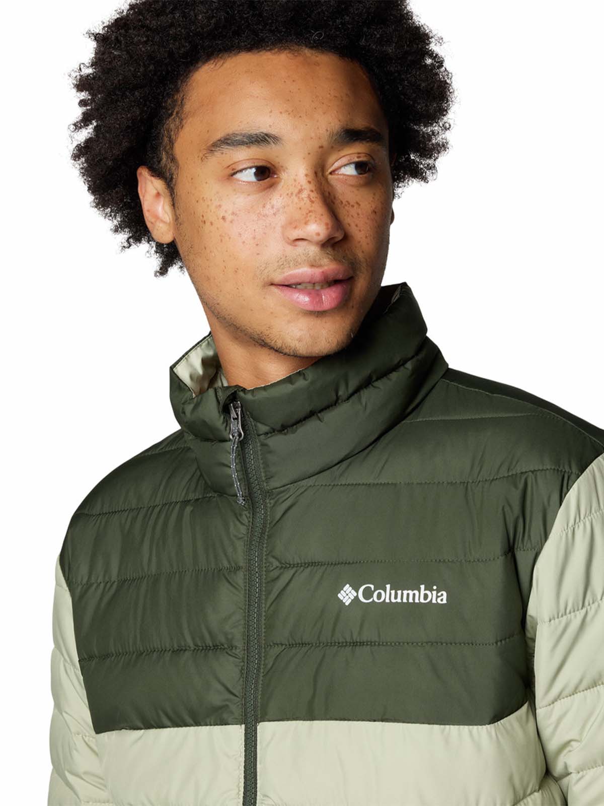 Parka Hombre Powder Lite II Beige Columbia