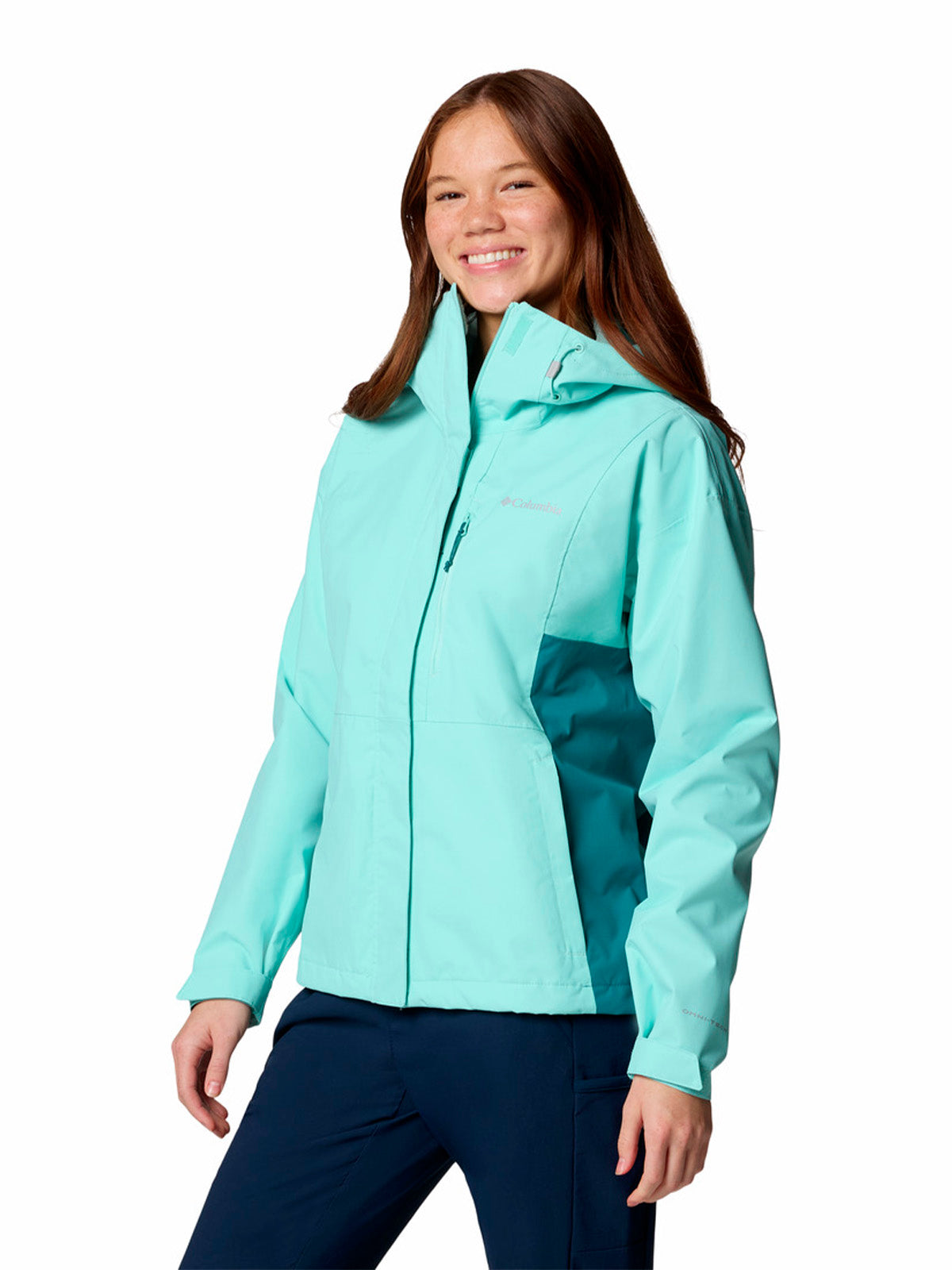 Cortaviento Mujer Hikebound II Celeste Columbia