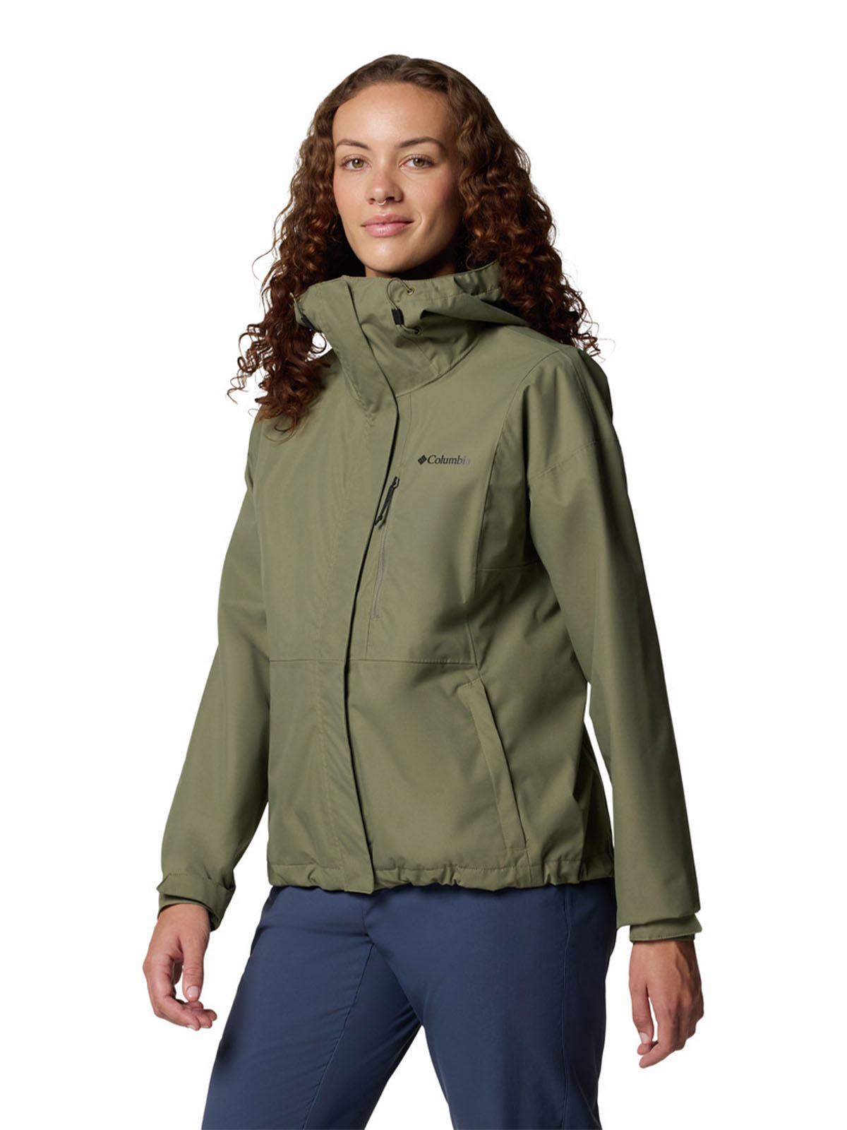 Impermeable Mujer Hikebound II Gris Columbia