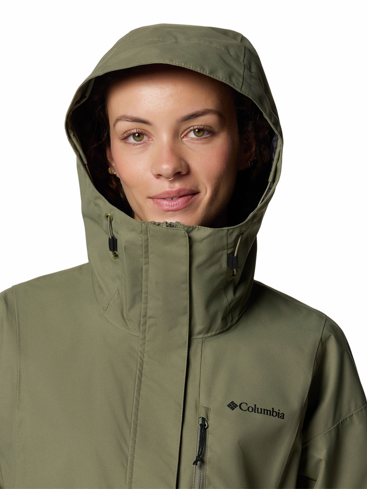 Impermeable Mujer Hikebound II Gris Columbia