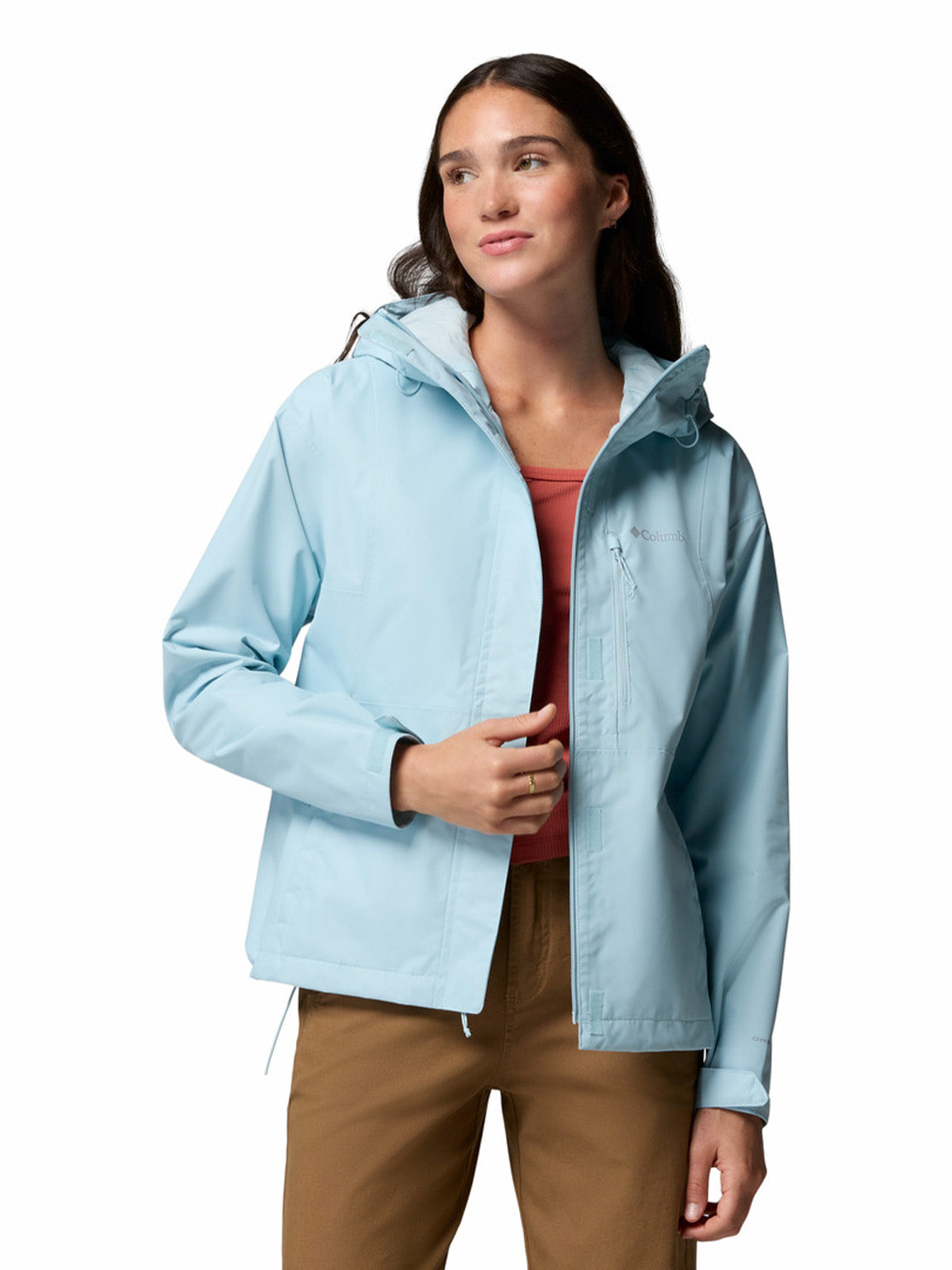 Cortaviento Mujer Hikebound II Celeste Marine Ligth Columbia