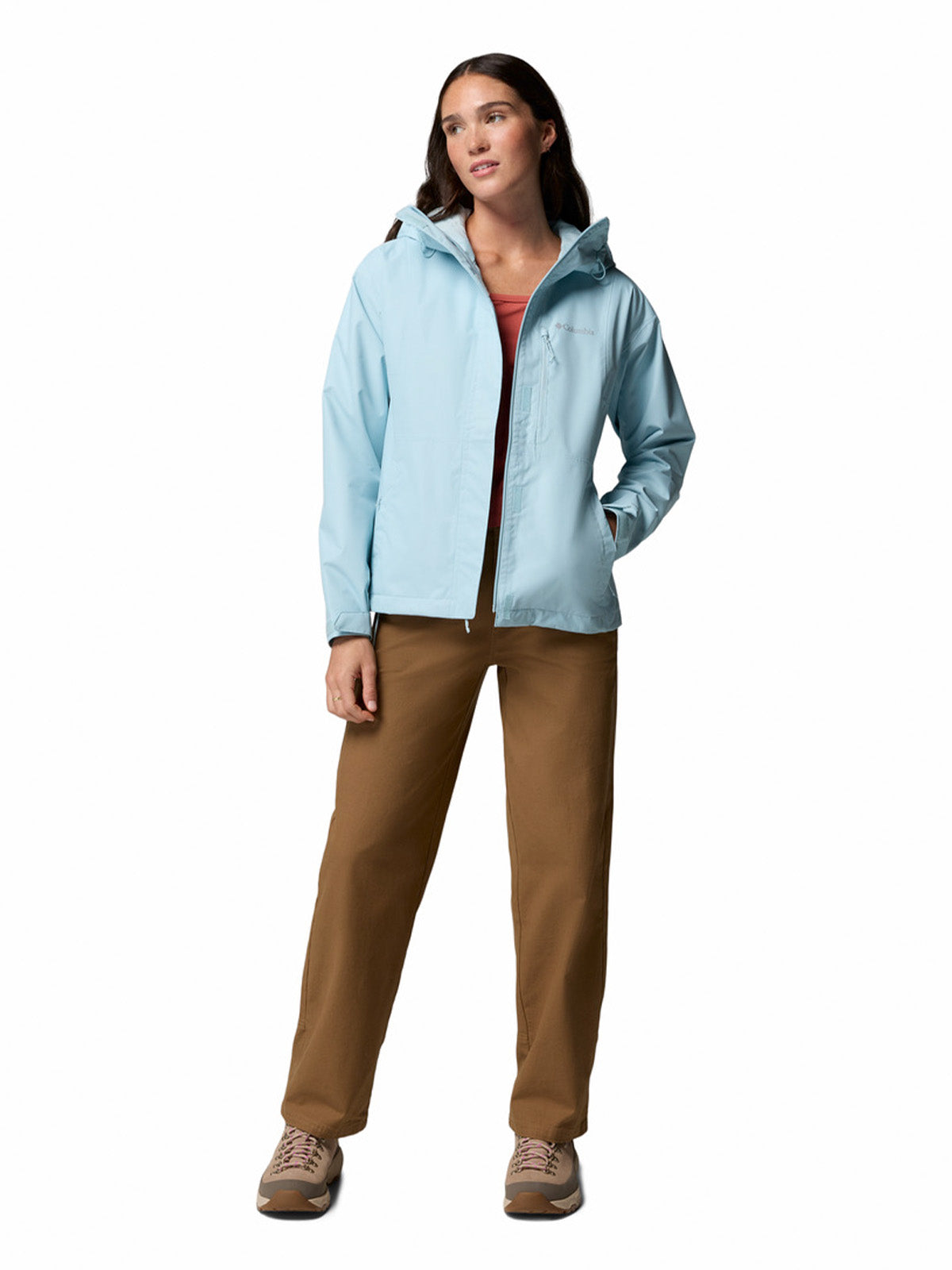 Cortaviento Mujer Hikebound II Celeste Marine Ligth Columbia