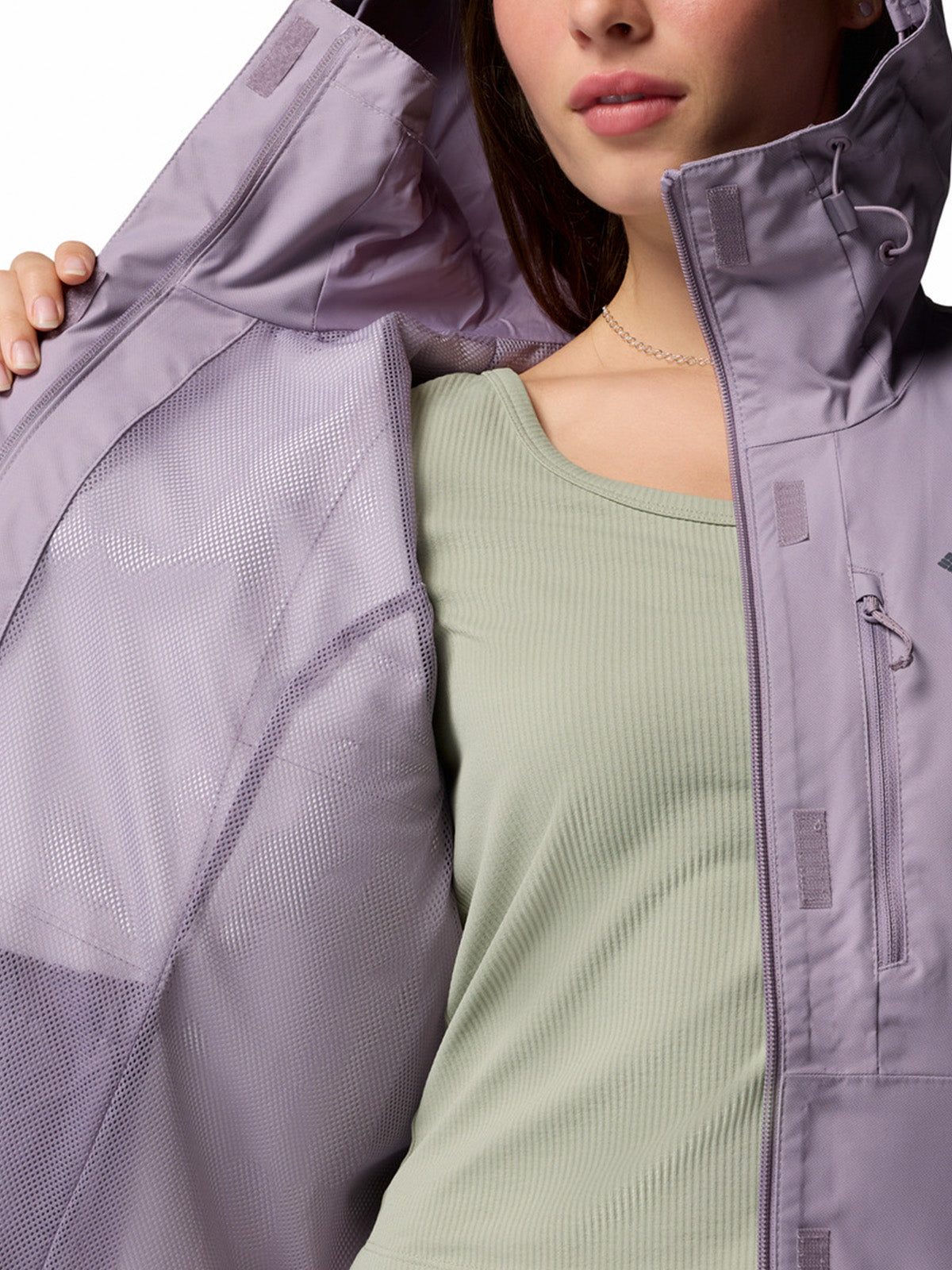 Cortaviento Mujer Hikebound II Morado Columbia