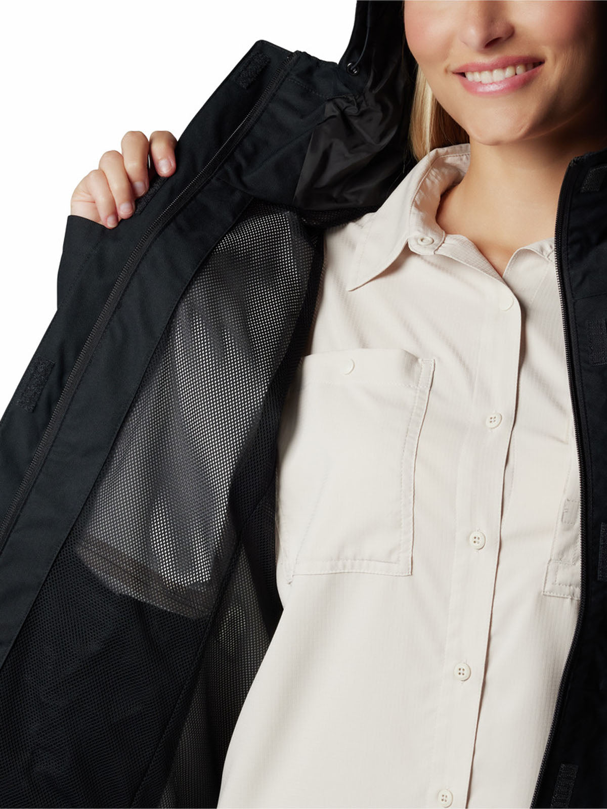 Cortaviento Mujer Hikebound II Negro Columbia