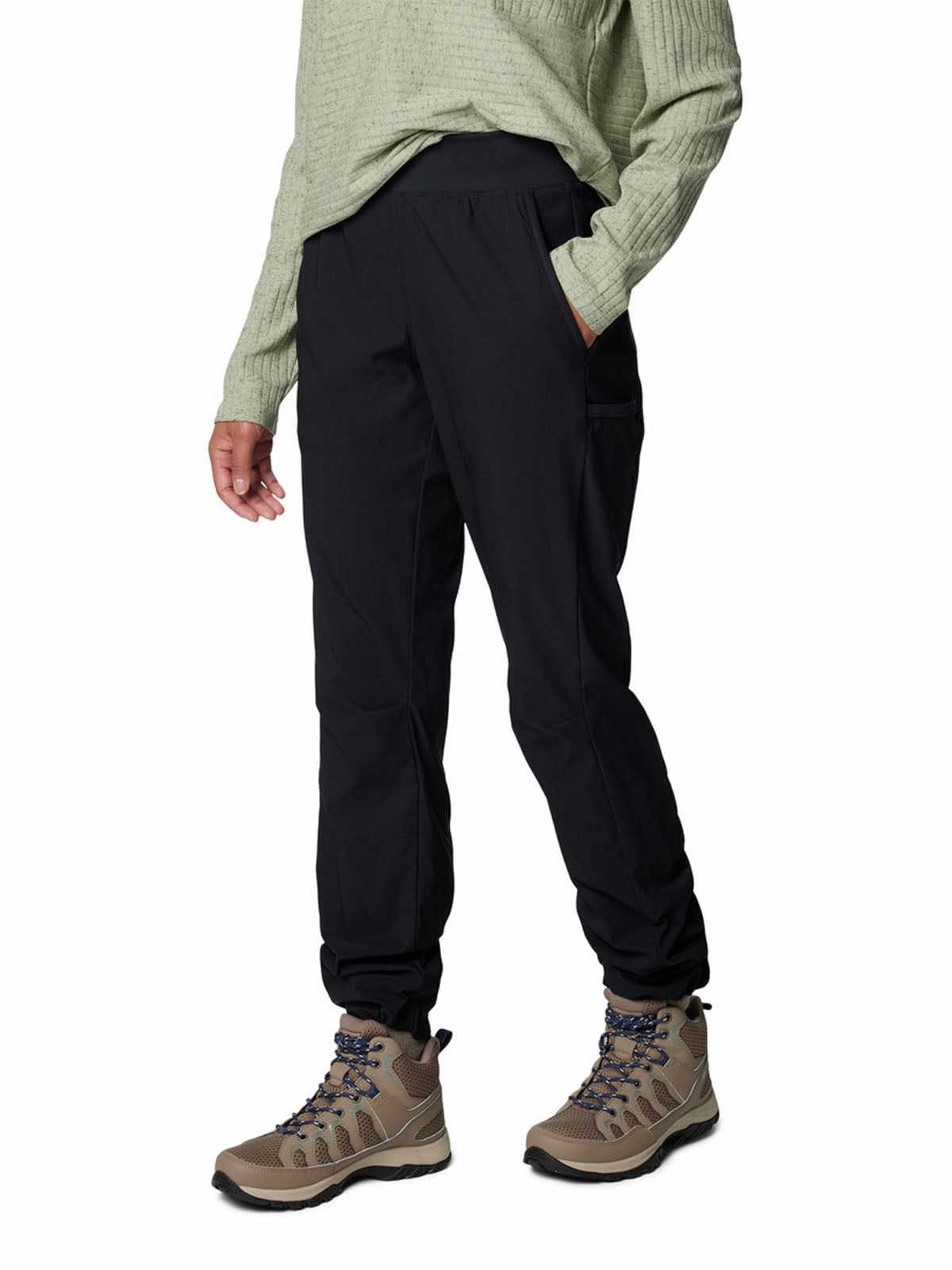 Pantalón Mujer Leslie Pull Negro Columbia