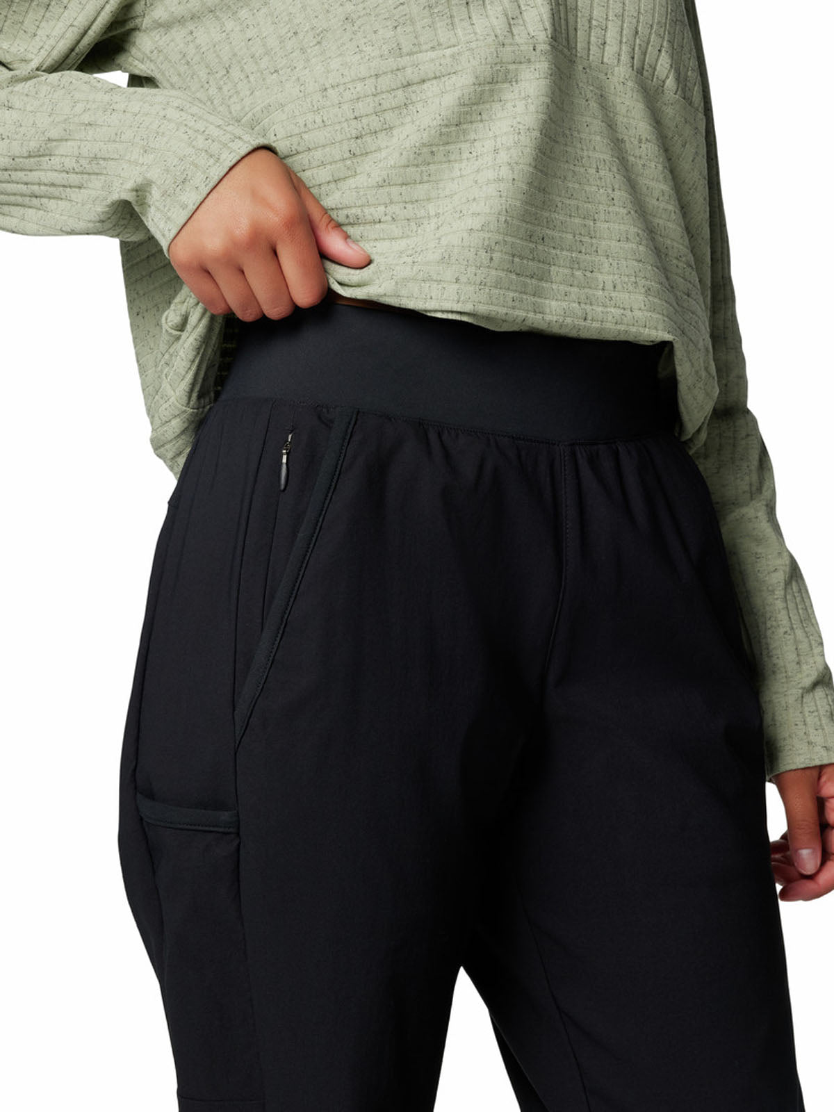 Pantalón Mujer Leslie Pull Negro Columbia