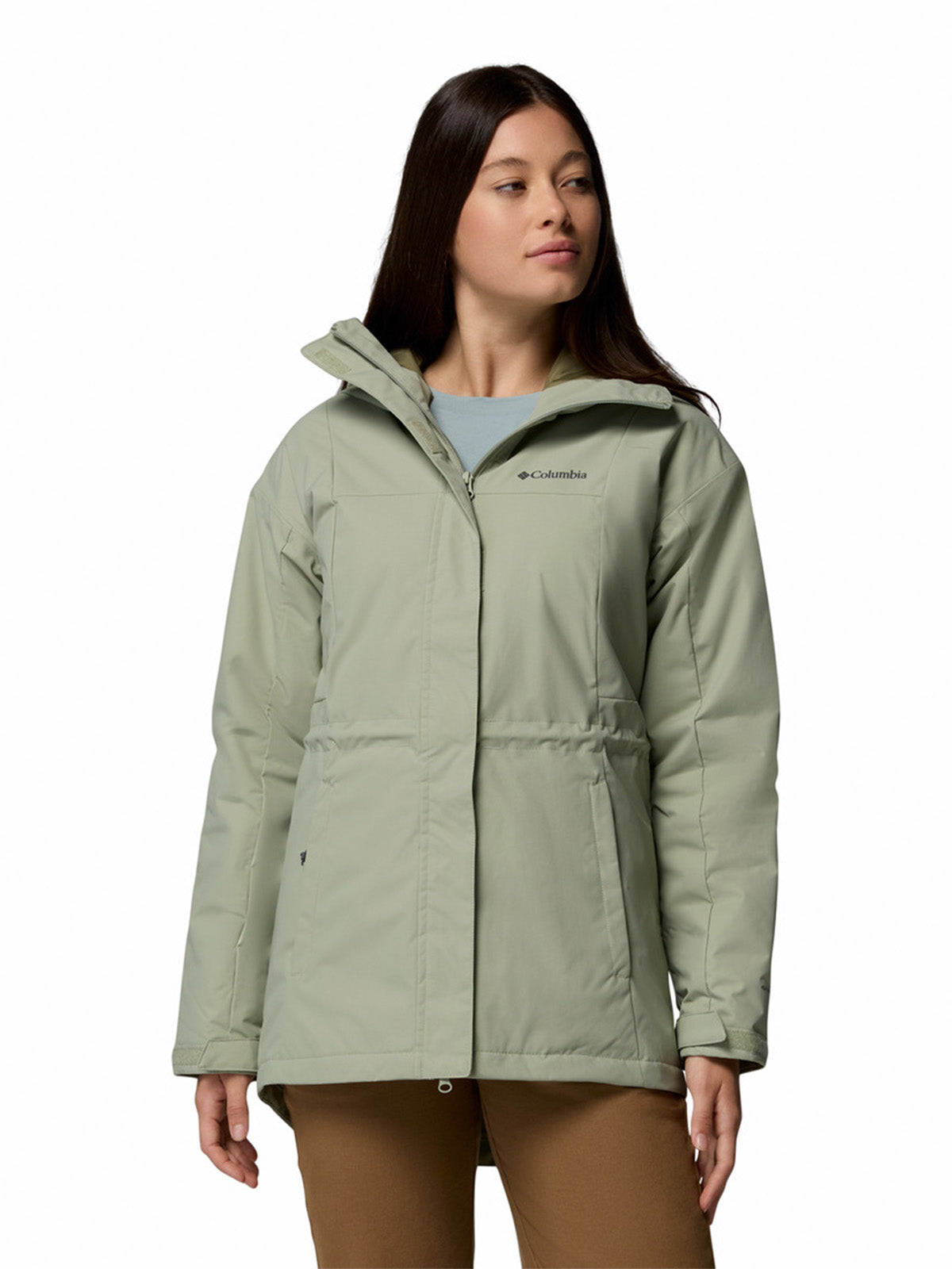 Parka Mujer Hikebound II Long Insulated Beige Columbia