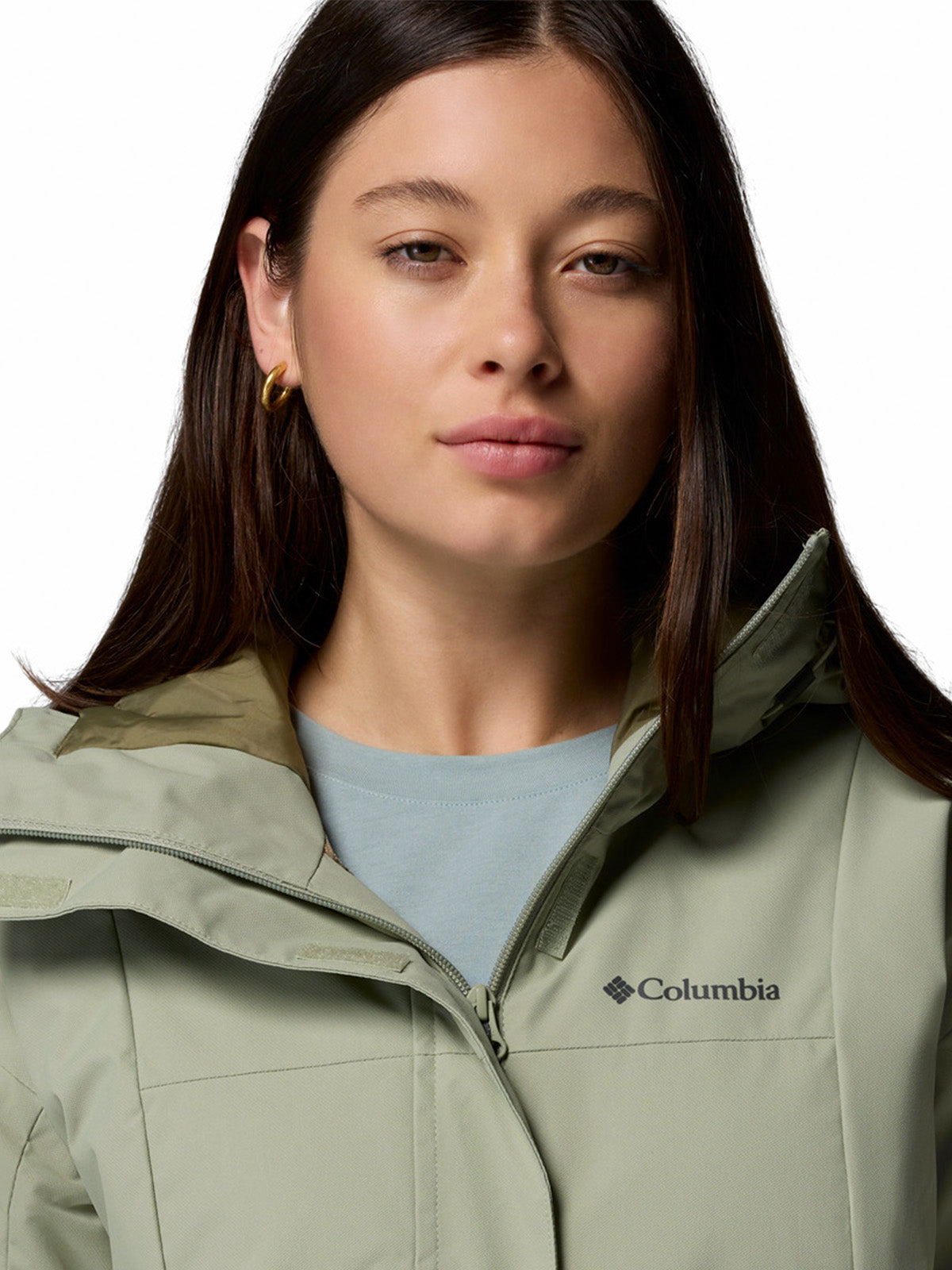 Parka Mujer Hikebound II Long Insulated Beige Columbia
