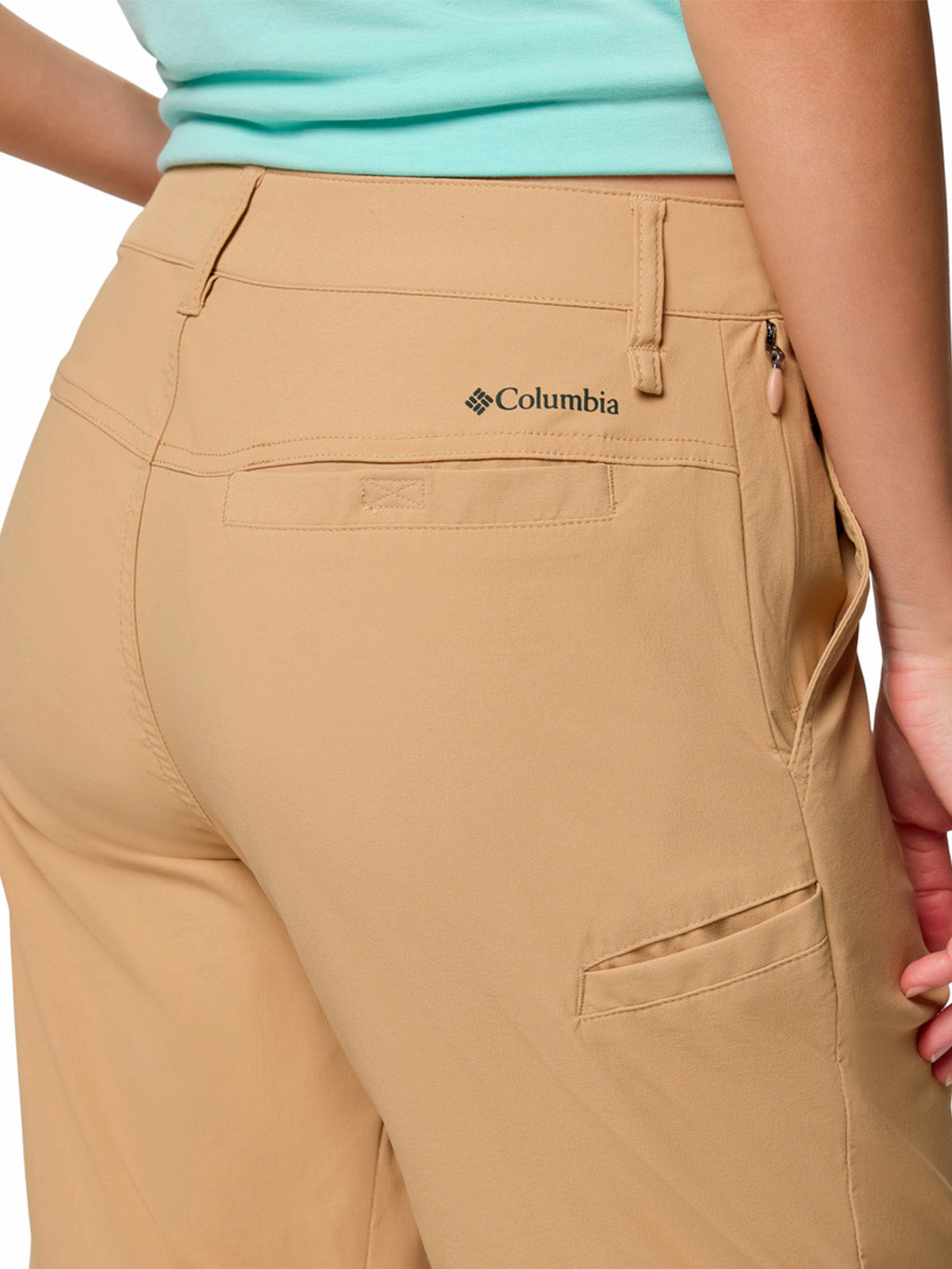 Pantalón Mujer Leslie Convertible Beige Columbia
