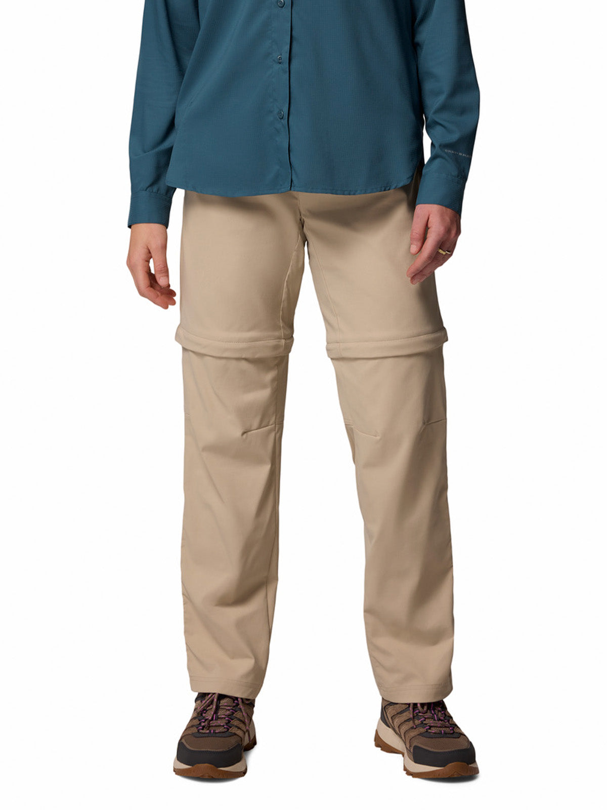 Pantalón Mujer Leslie Convertible Beige Columbia