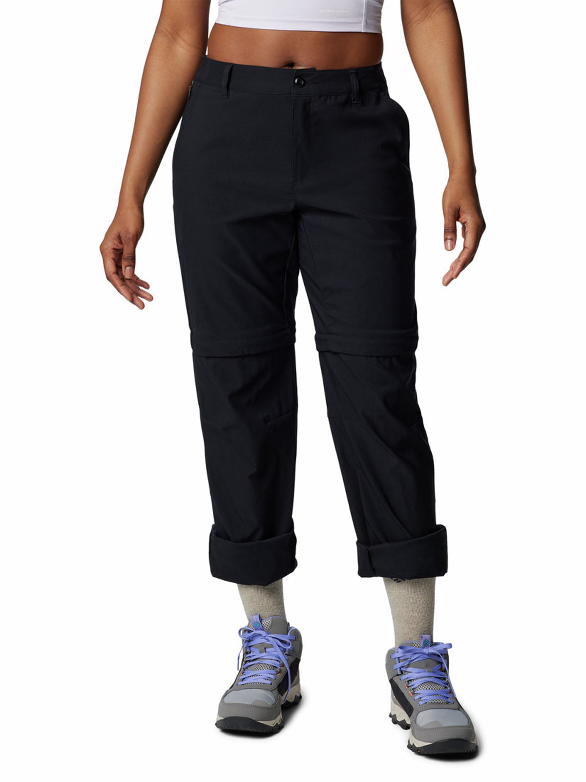 Pantalón Mujer Leslie Convertible Negro Columbia