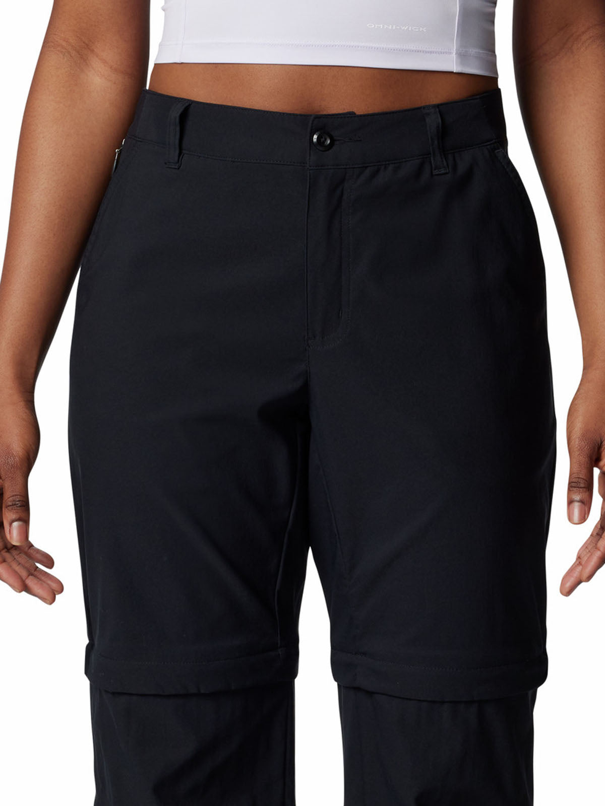 Pantalón Mujer Leslie Convertible Negro Columbia