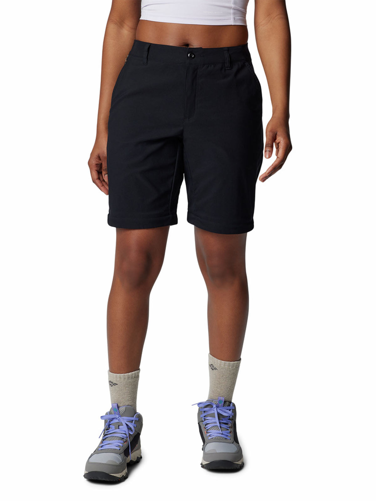 Pantalón Mujer Leslie Convertible Negro Columbia