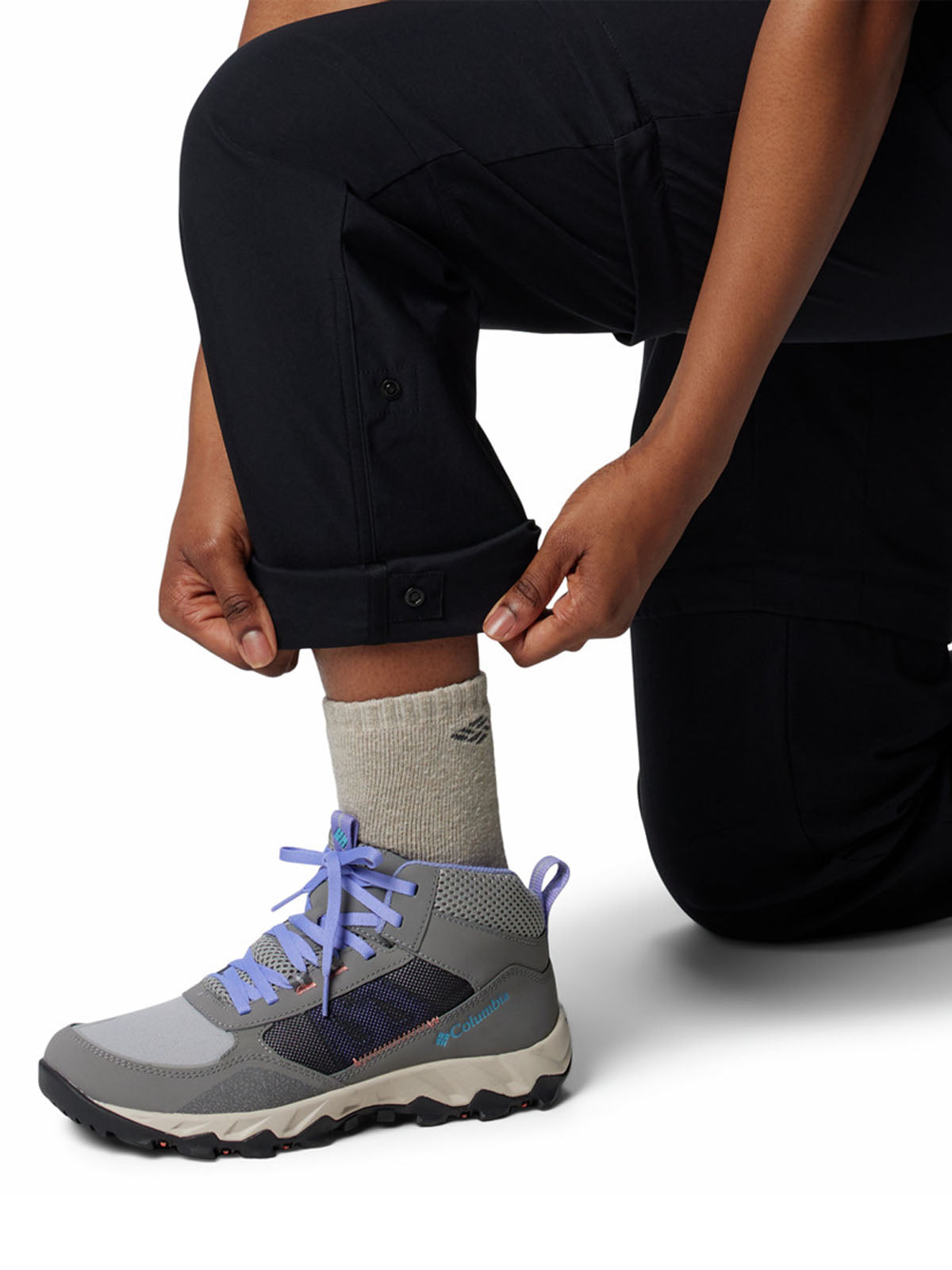 Pantalón Mujer Leslie Convertible Negro Columbia