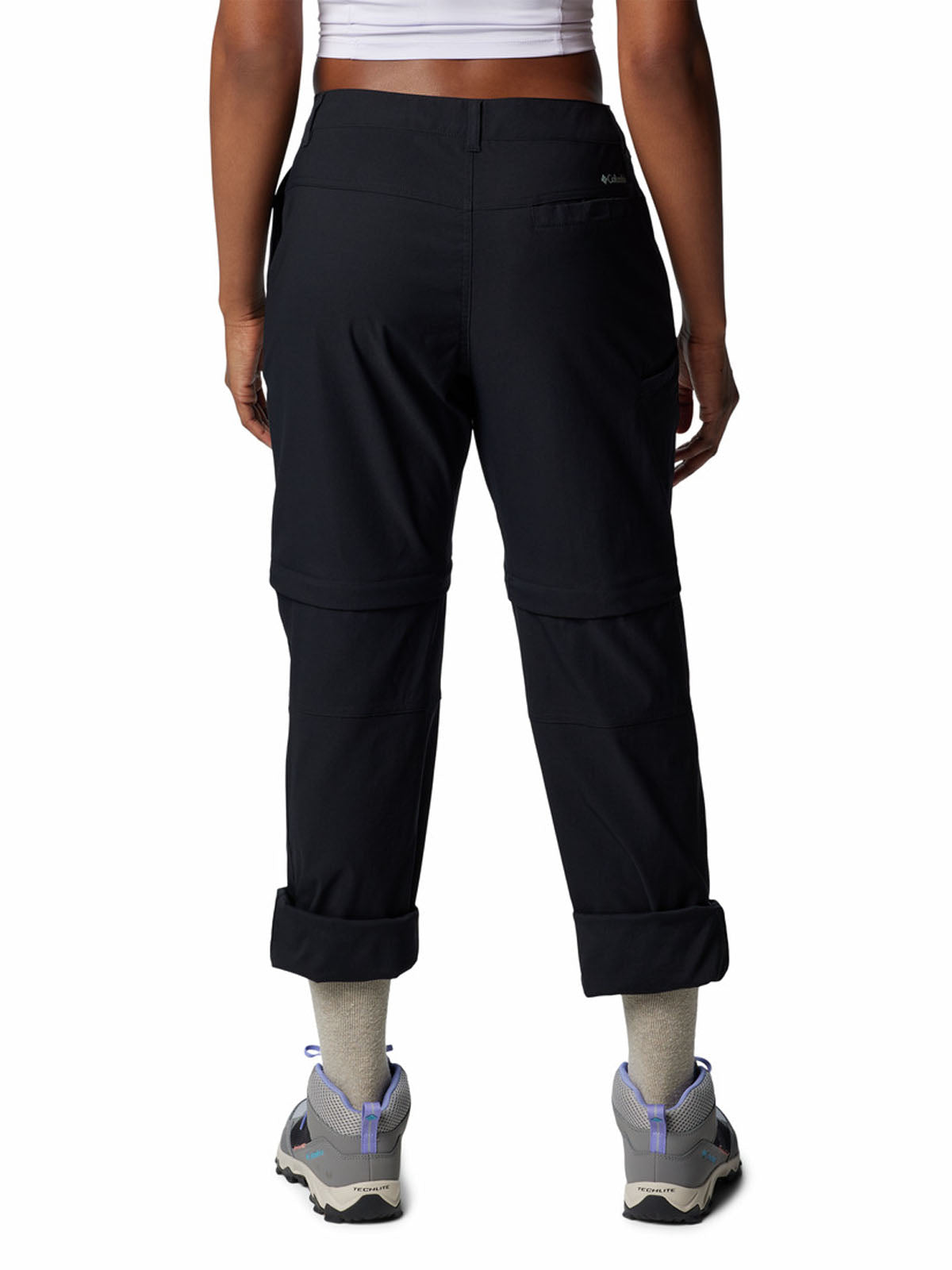 Pantalón Mujer Leslie Convertible Negro Columbia