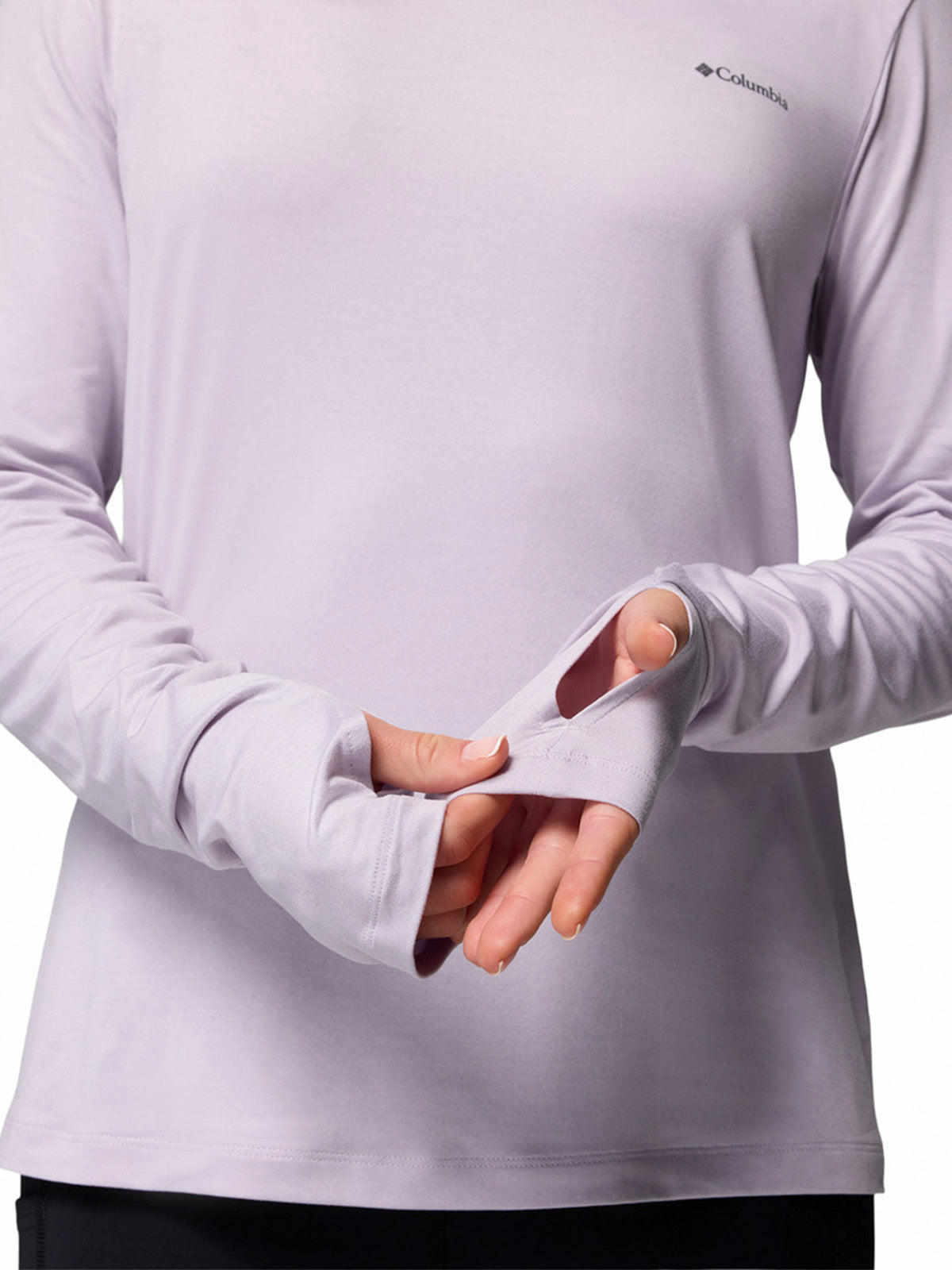 Polera Manga Larga Mujer Sloan Ridge Morado Columbia