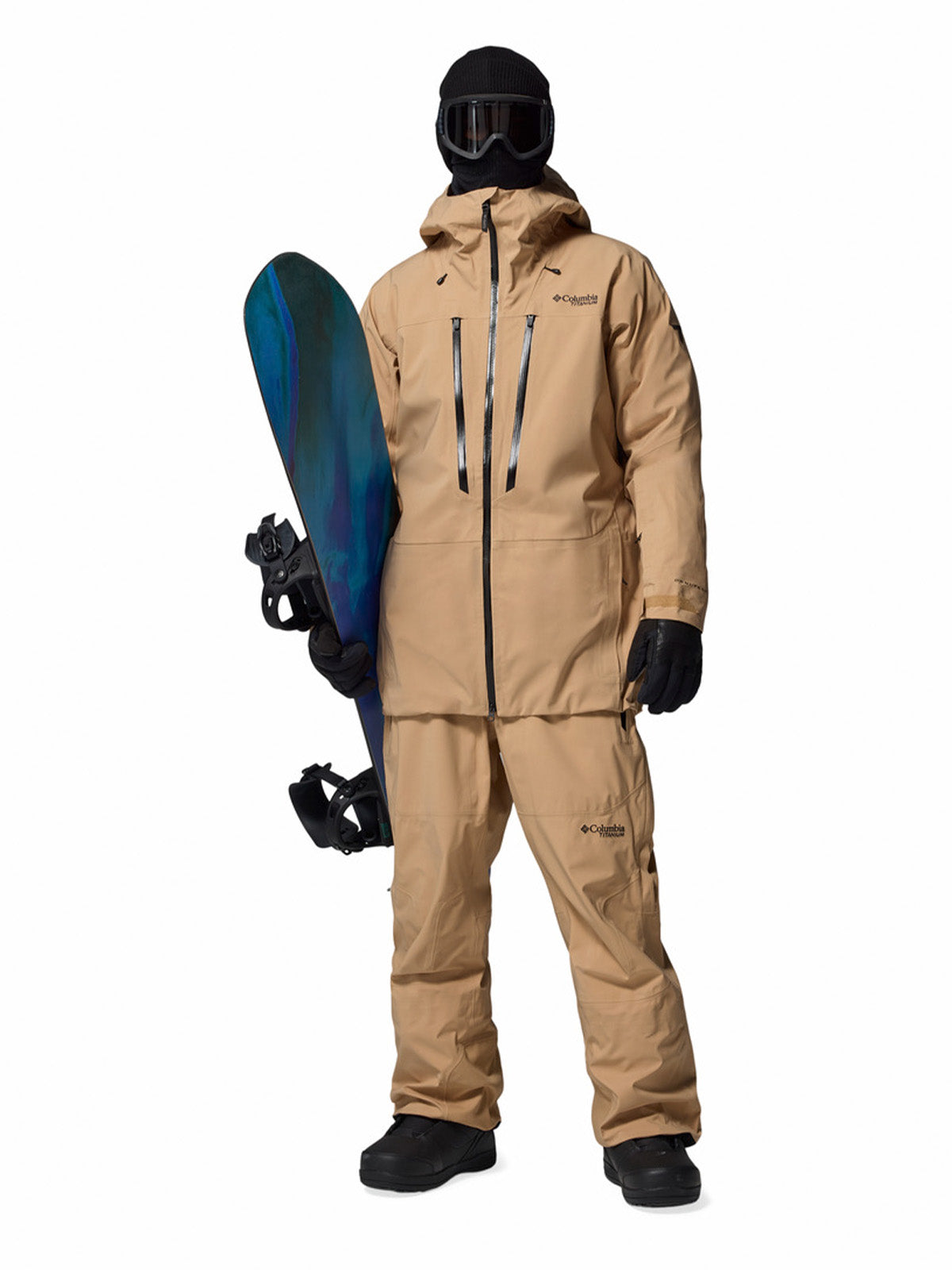 Cortaviento Hombre Platinum Peak II 3L Shell Beige/Crudo Columbia