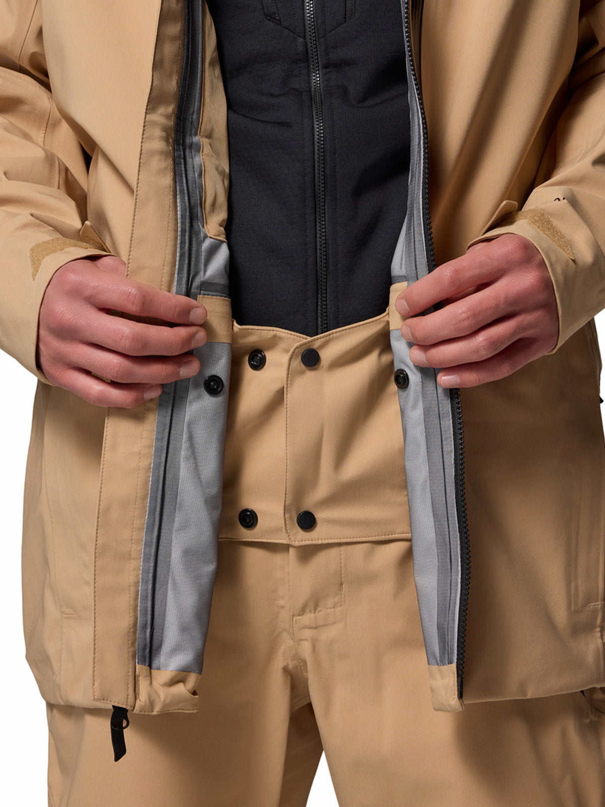 Cortaviento Hombre Platinum Peak II 3L Shell Beige/Crudo Columbia