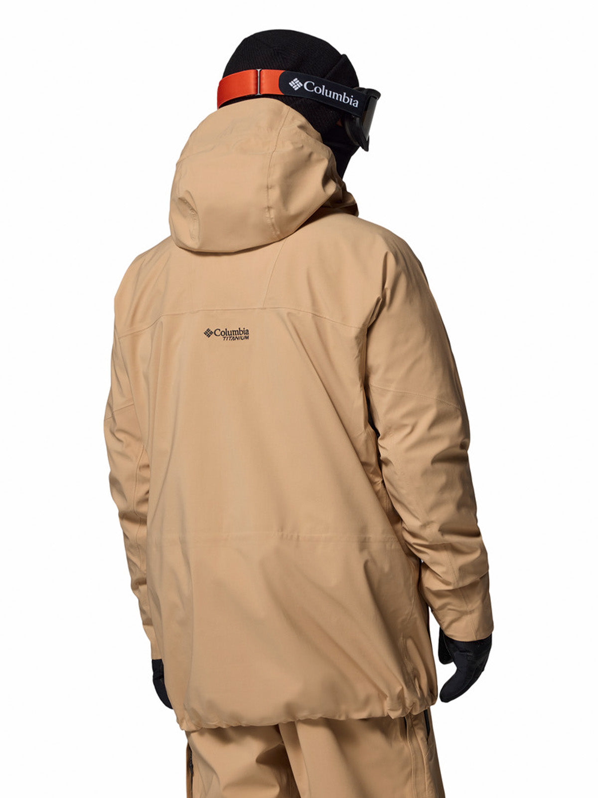 Cortaviento Hombre Platinum Peak II 3L Shell Beige/Crudo Columbia