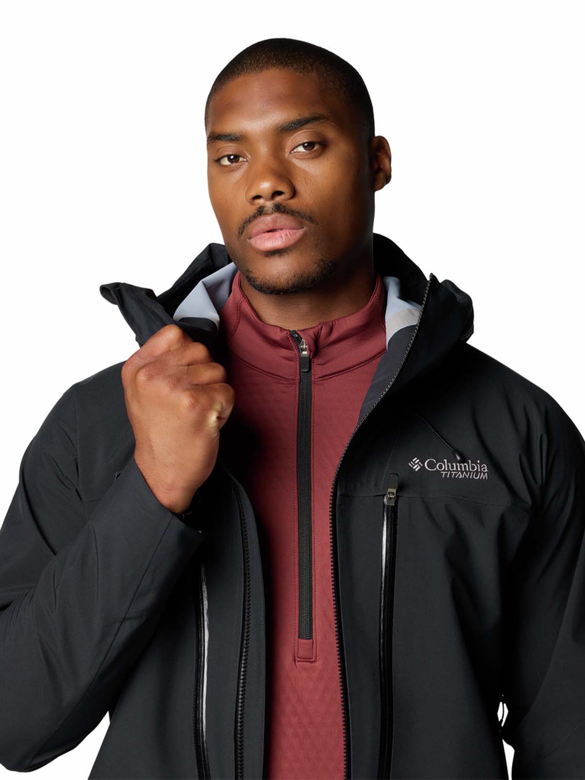 Cortaviento Hombre Platinum II 3L Ski Negro Columbia