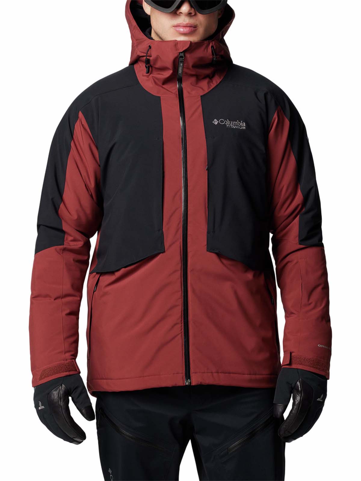 Cortaviento Hombre Highland Summit Ski Rojo Columbia