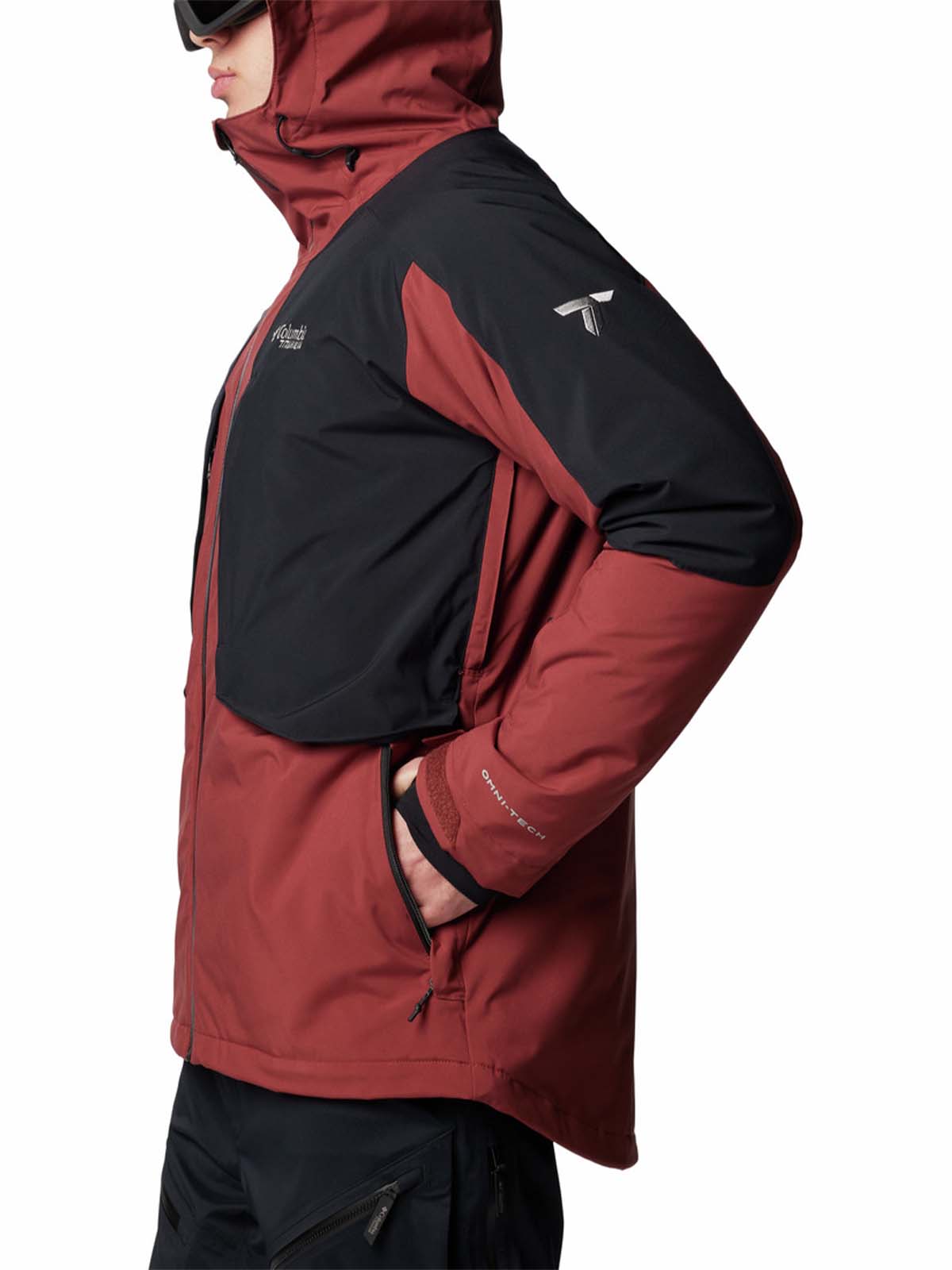 Cortaviento Hombre Highland Summit Ski Rojo Columbia