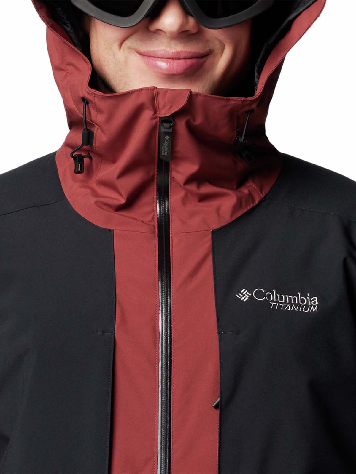 Cortaviento Hombre Highland Summit Ski Rojo Columbia