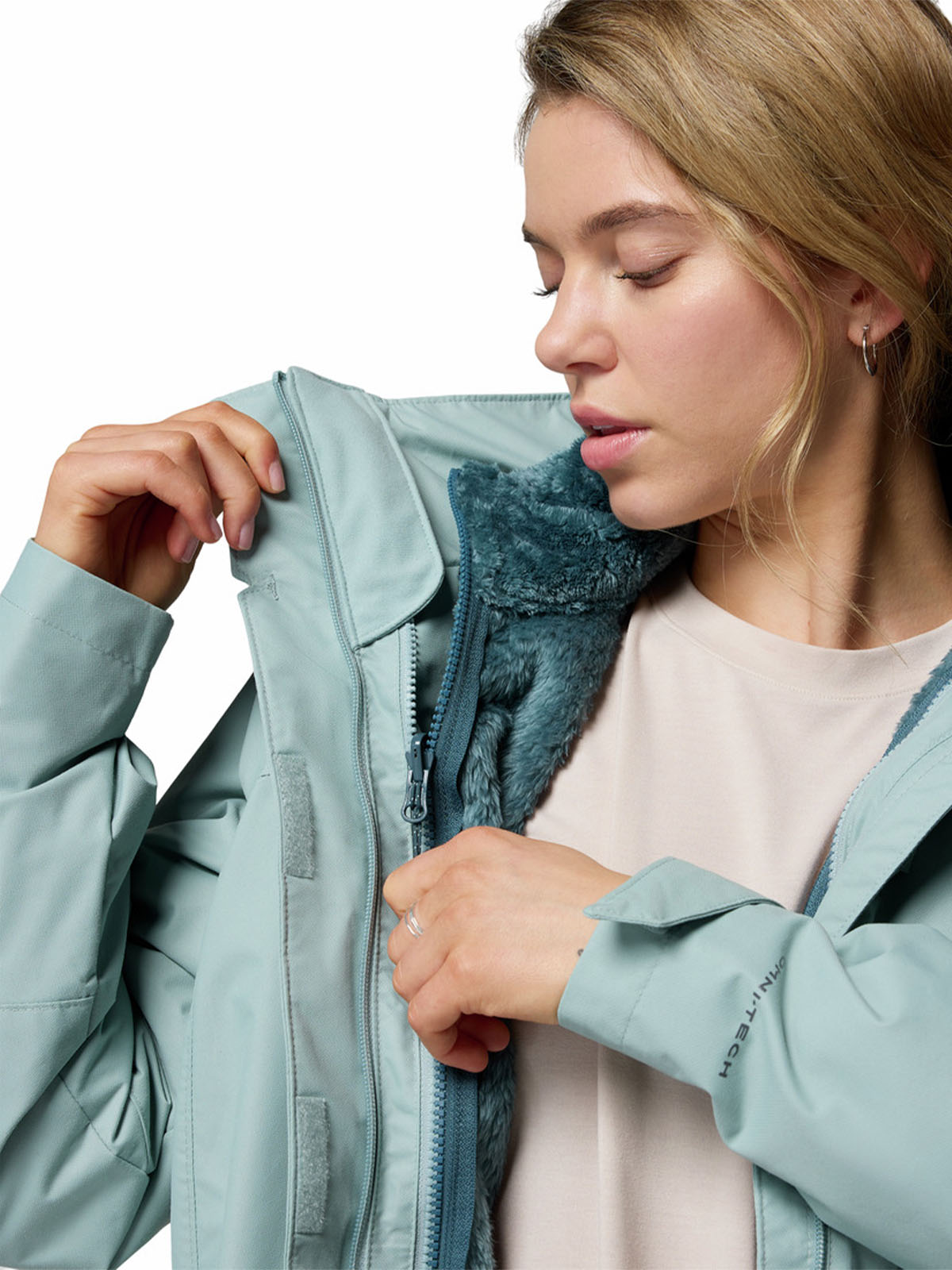 Parka Mujer Bugaboo III Celeste Columbia