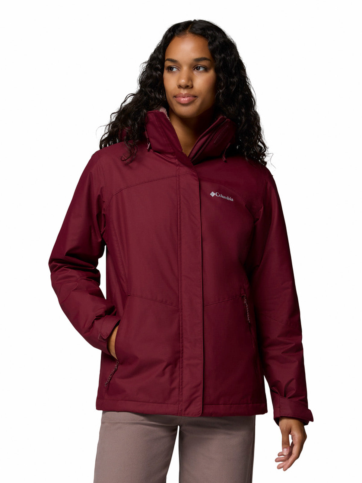 Parka Mujer Bugaboo III Fleece Interchange Morado Columbia