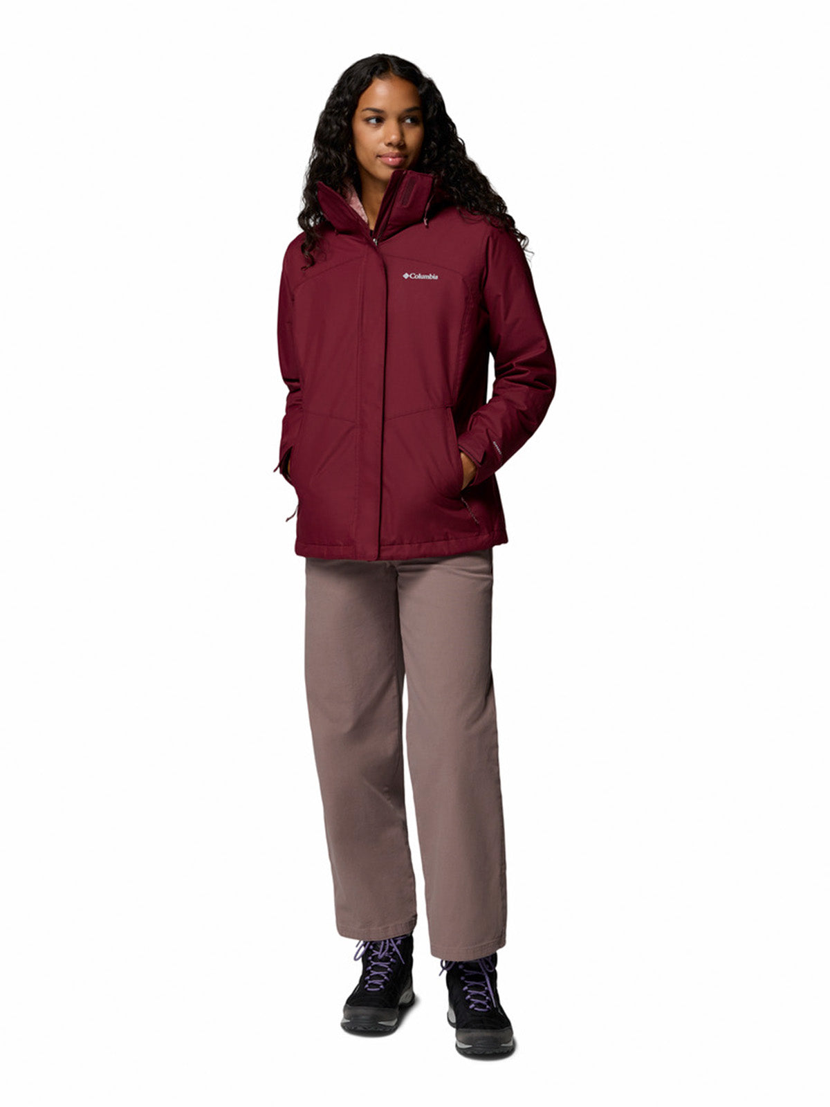 Parka Mujer Bugaboo III Fleece Interchange Morado Columbia