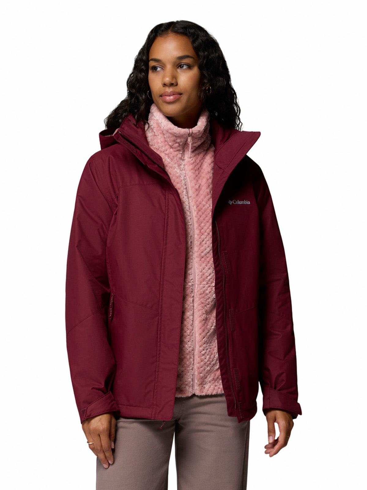 Parka Mujer Bugaboo III Fleece Interchange Morado Columbia