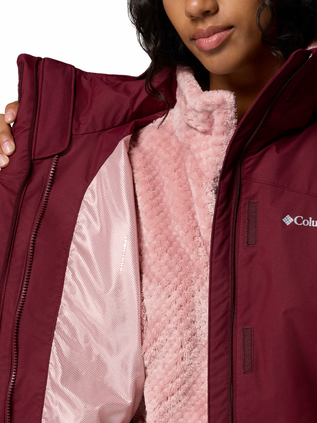 Parka Mujer Bugaboo III Fleece Interchange Morado Columbia