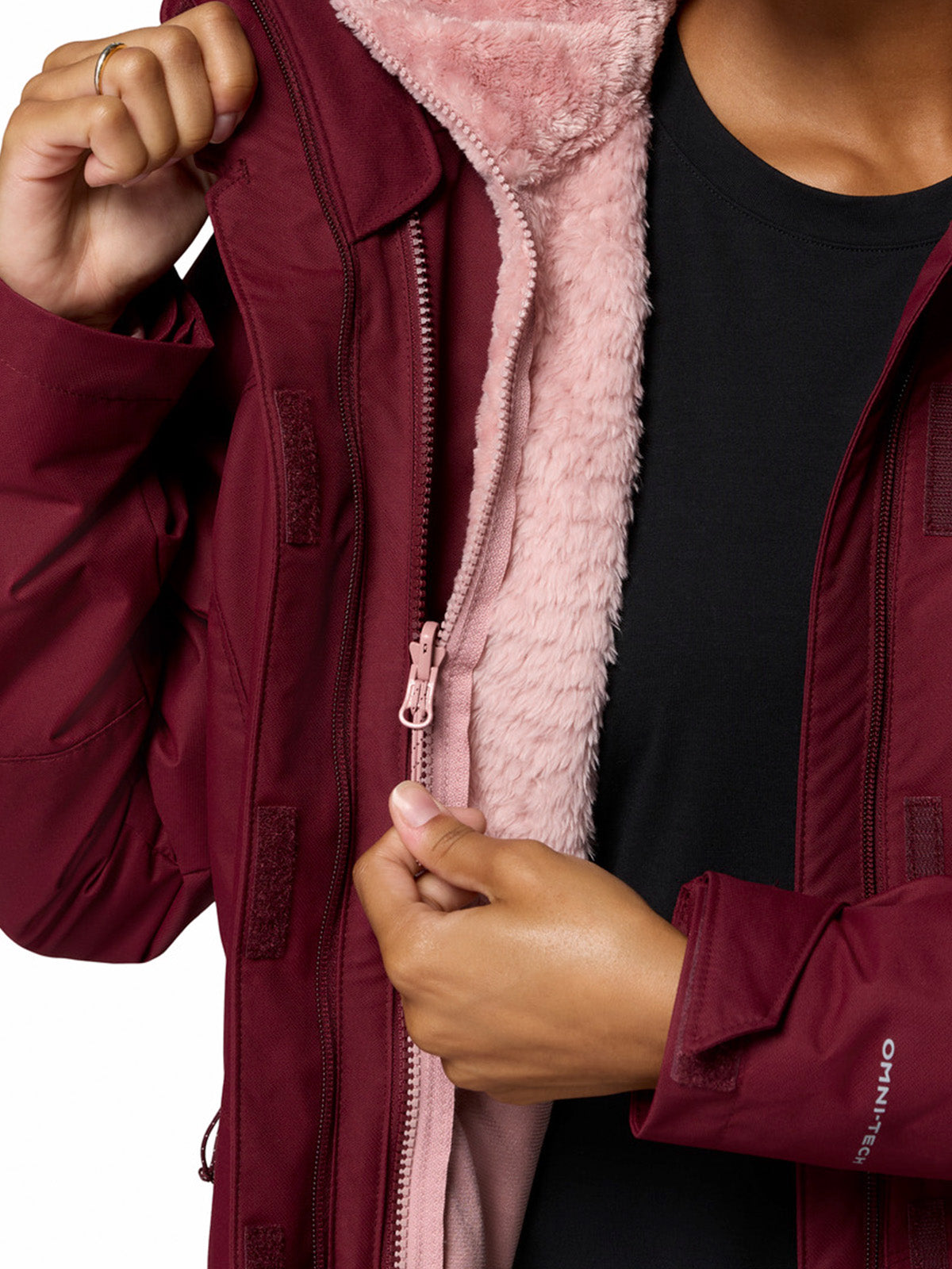 Parka Mujer Bugaboo III Fleece Interchange Morado Columbia