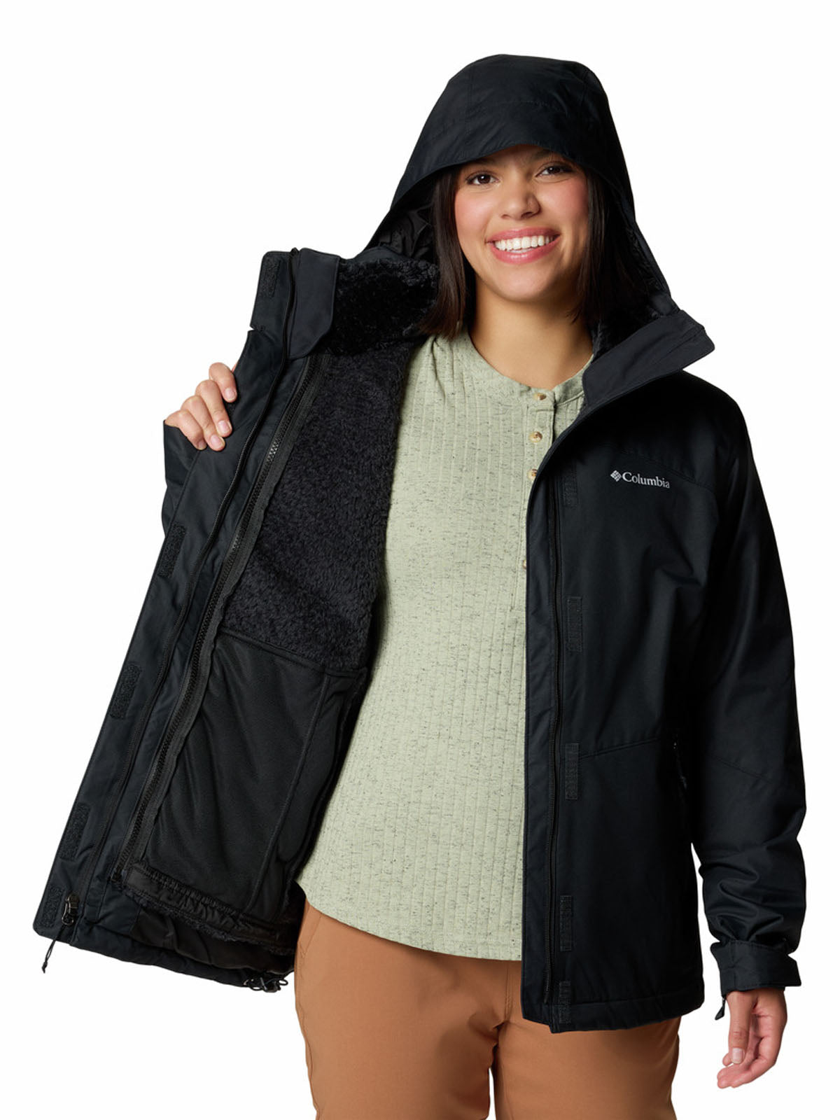 Parka Mujer Bugaboo II Interchange Negro Columbia