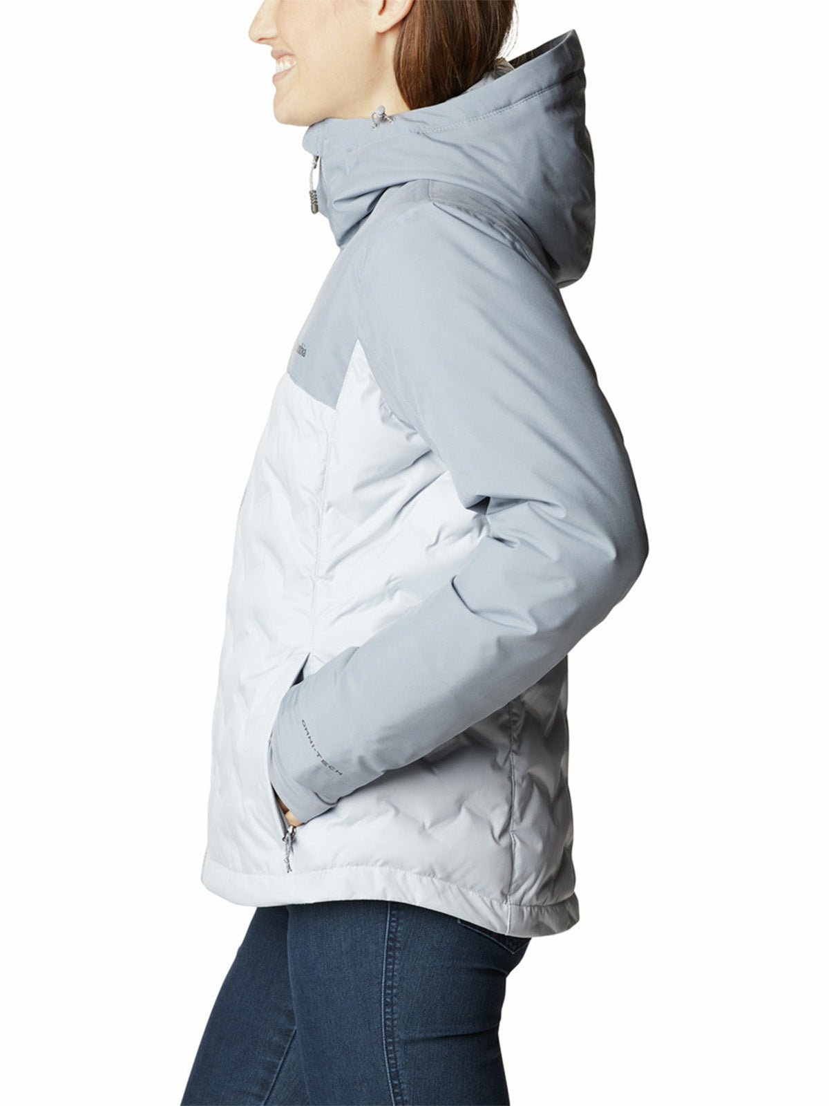 Parka Mujer Grand Trek III Down Gris Columbia