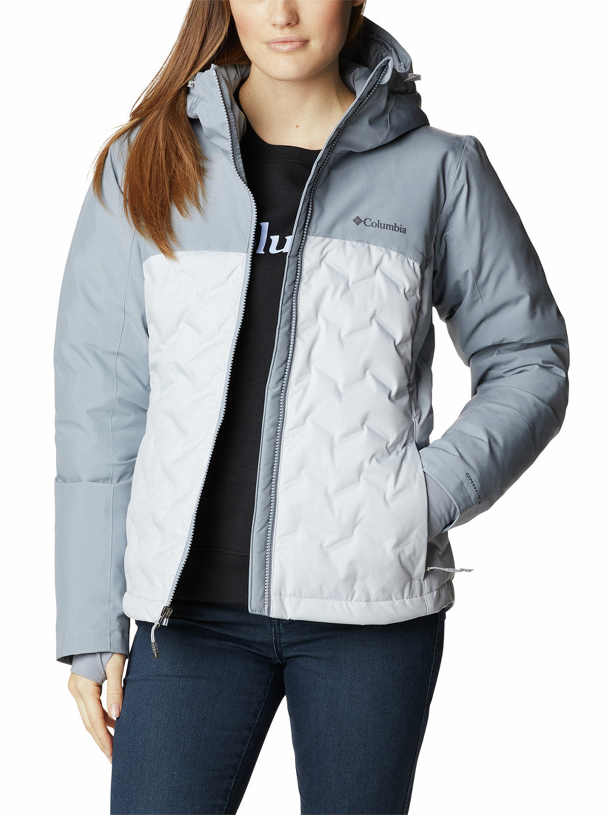 Parka Mujer Grand Trek III Down Gris Columbia
