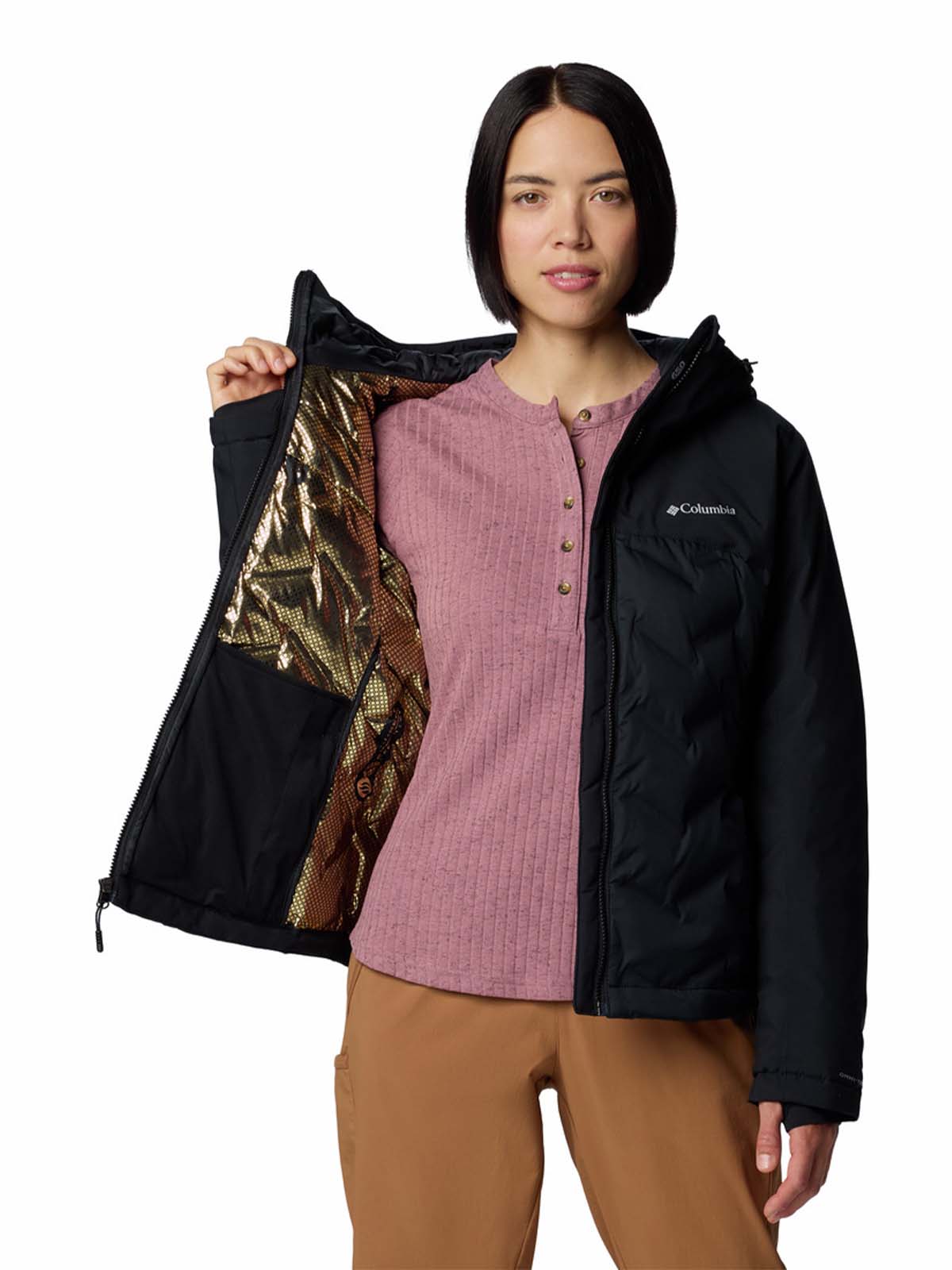 Parka Mujer Grand Trek III Down Negro Columbia