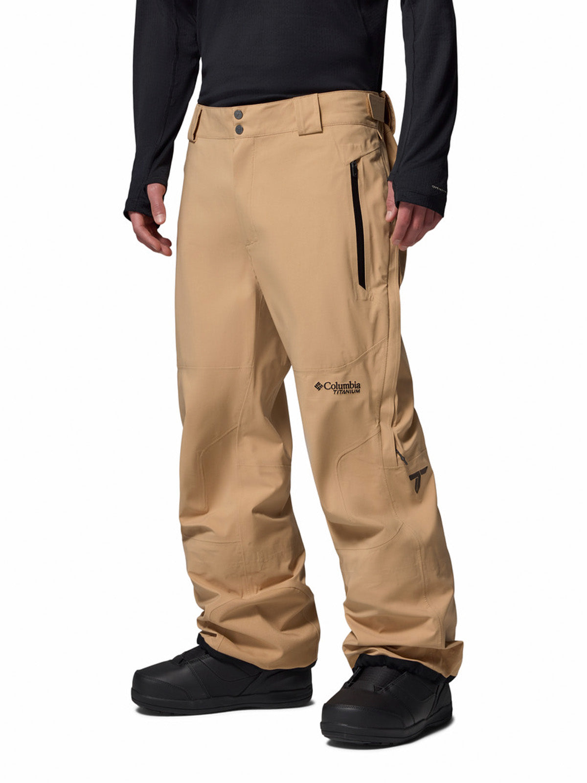 Pantalon De Nieve Hombre Platinum Peak II 3L Beige/Crudo Columbia