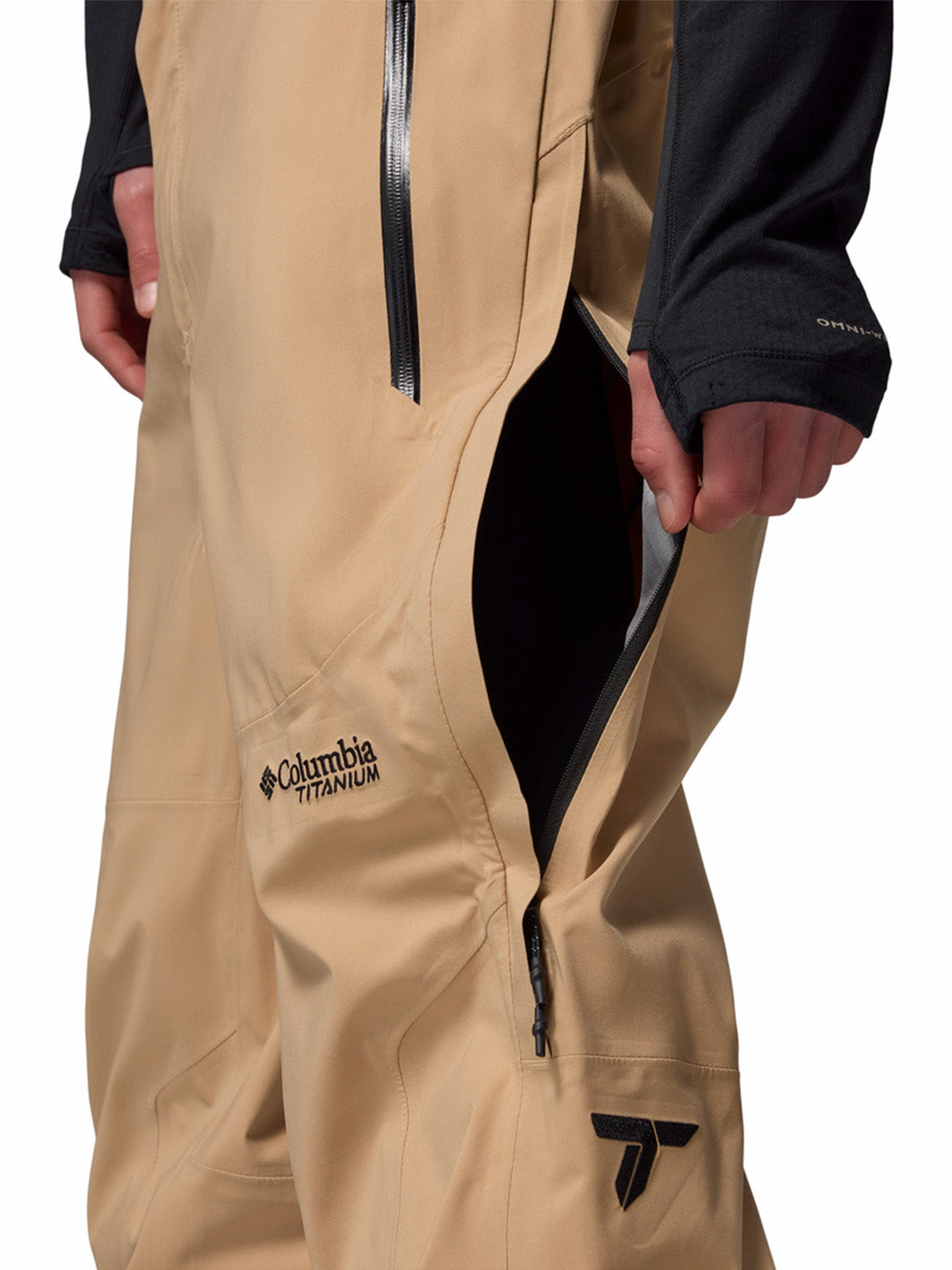 Pantalon De Nieve Hombre Platinum Peak II 3L Beige/Crudo Columbia