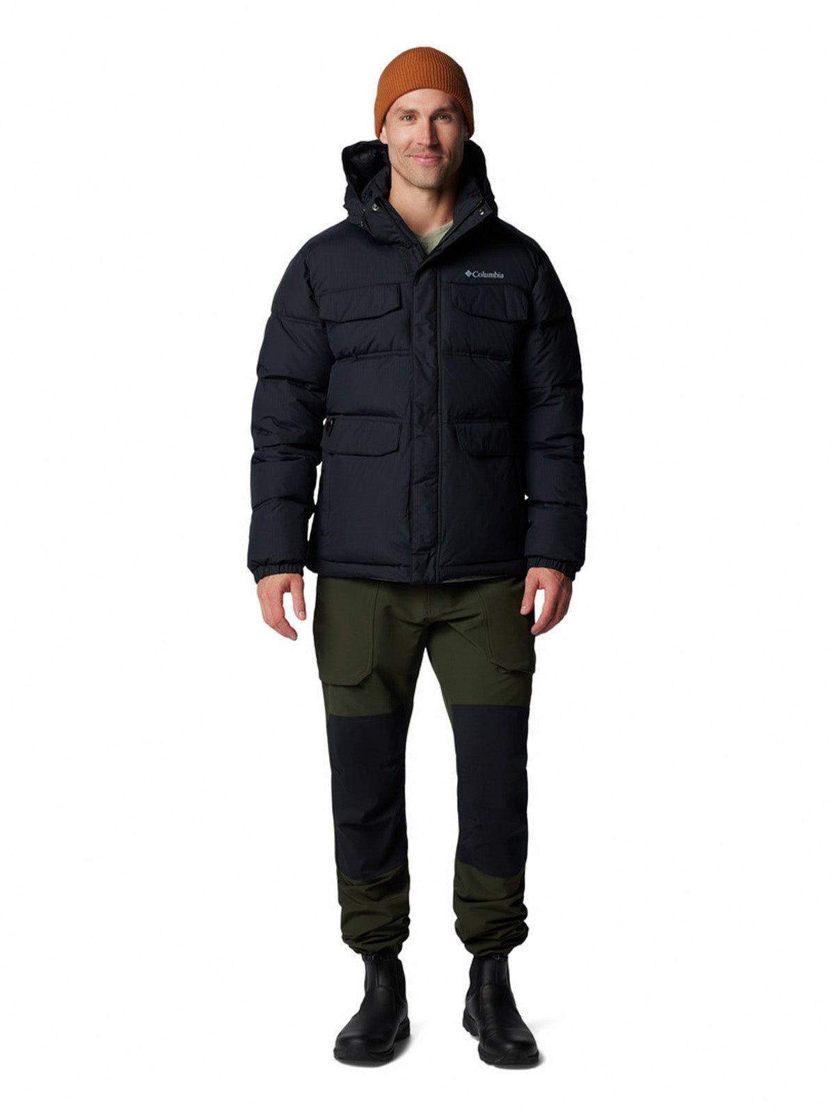 Parka Hombre Landroamer Negro Black Outdoor Columbia