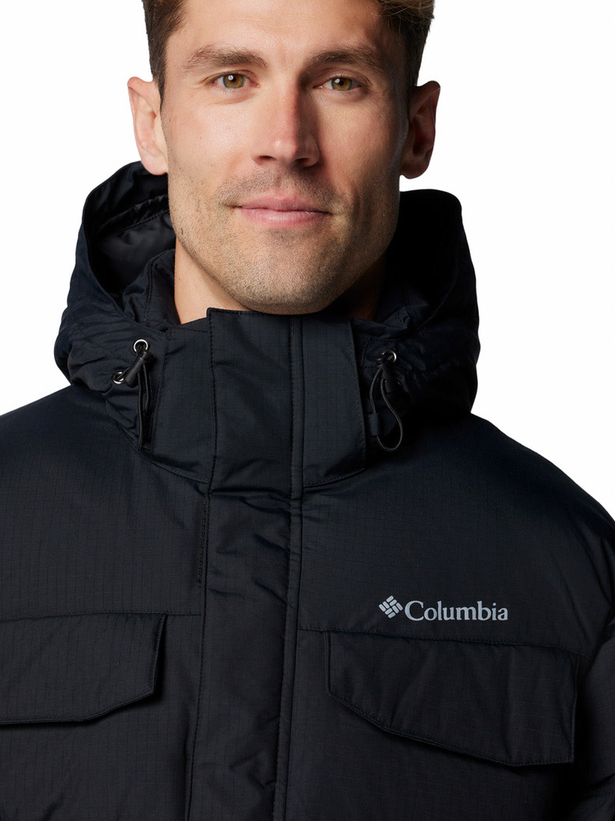 Parka Hombre Landroamer Negro Black Outdoor Columbia