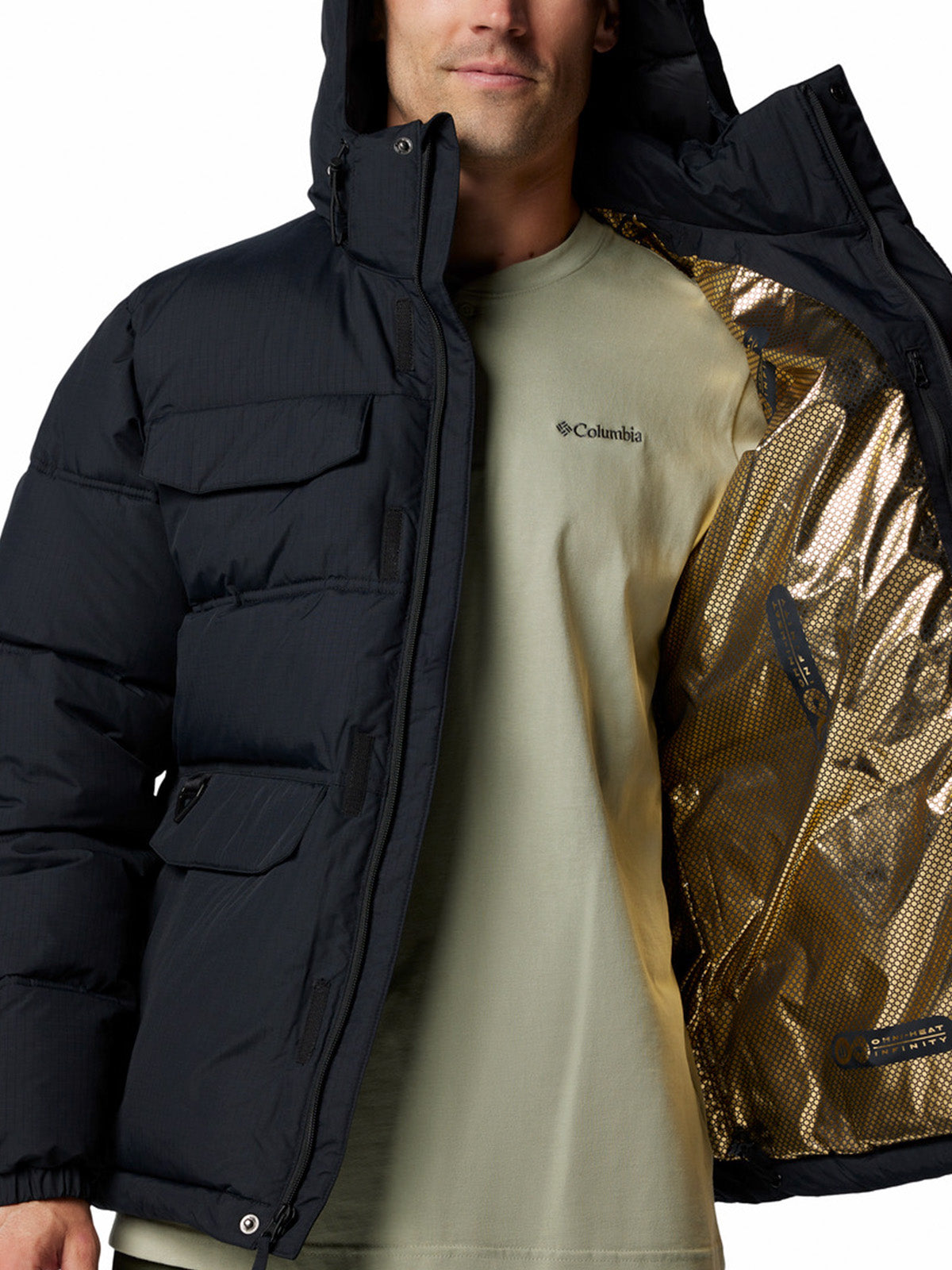 Parka Hombre Landroamer Negro Black Outdoor Columbia