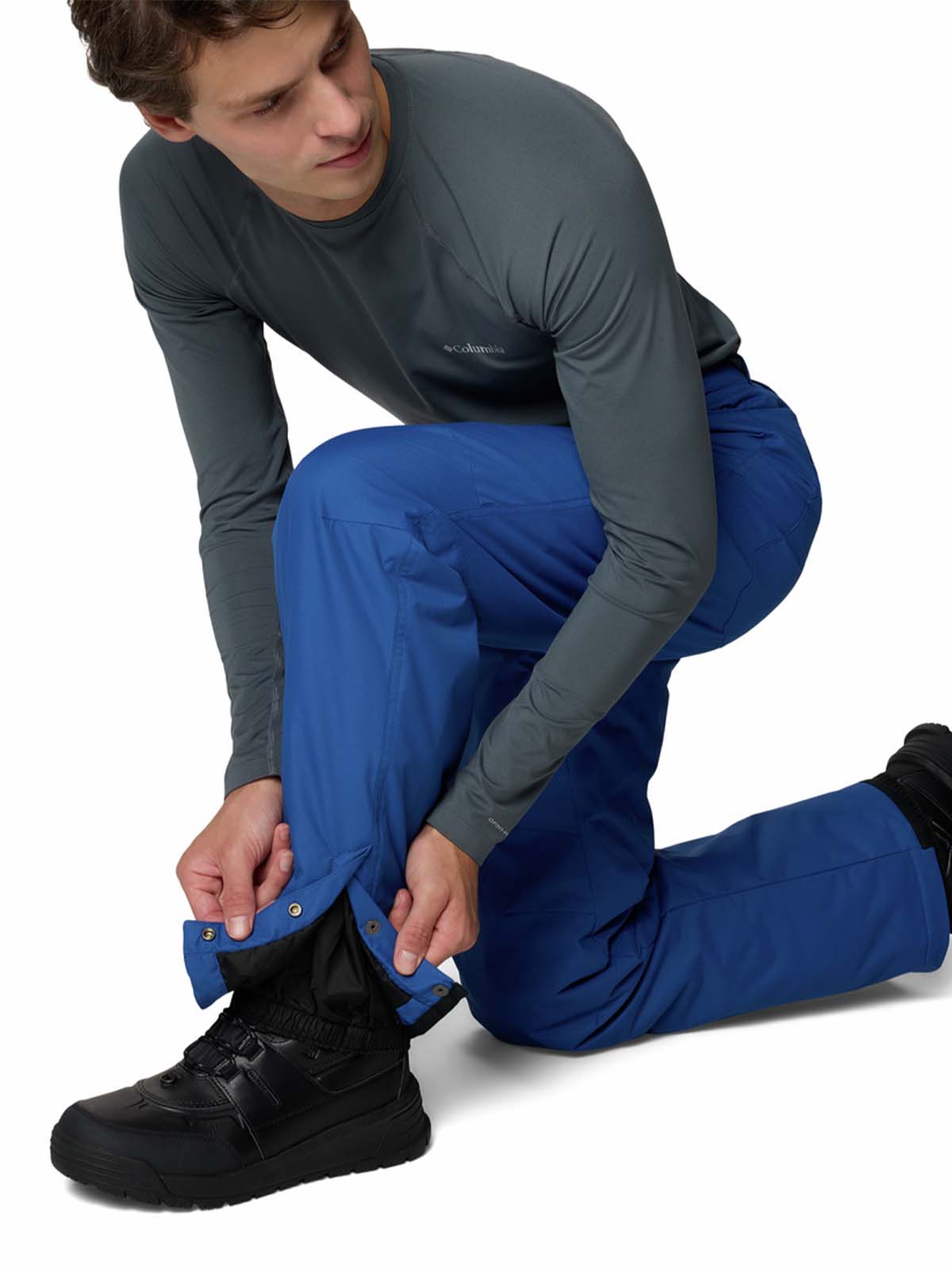 Pantalón De Nieve Hombre Bugaboo V Ski Azul Columbia