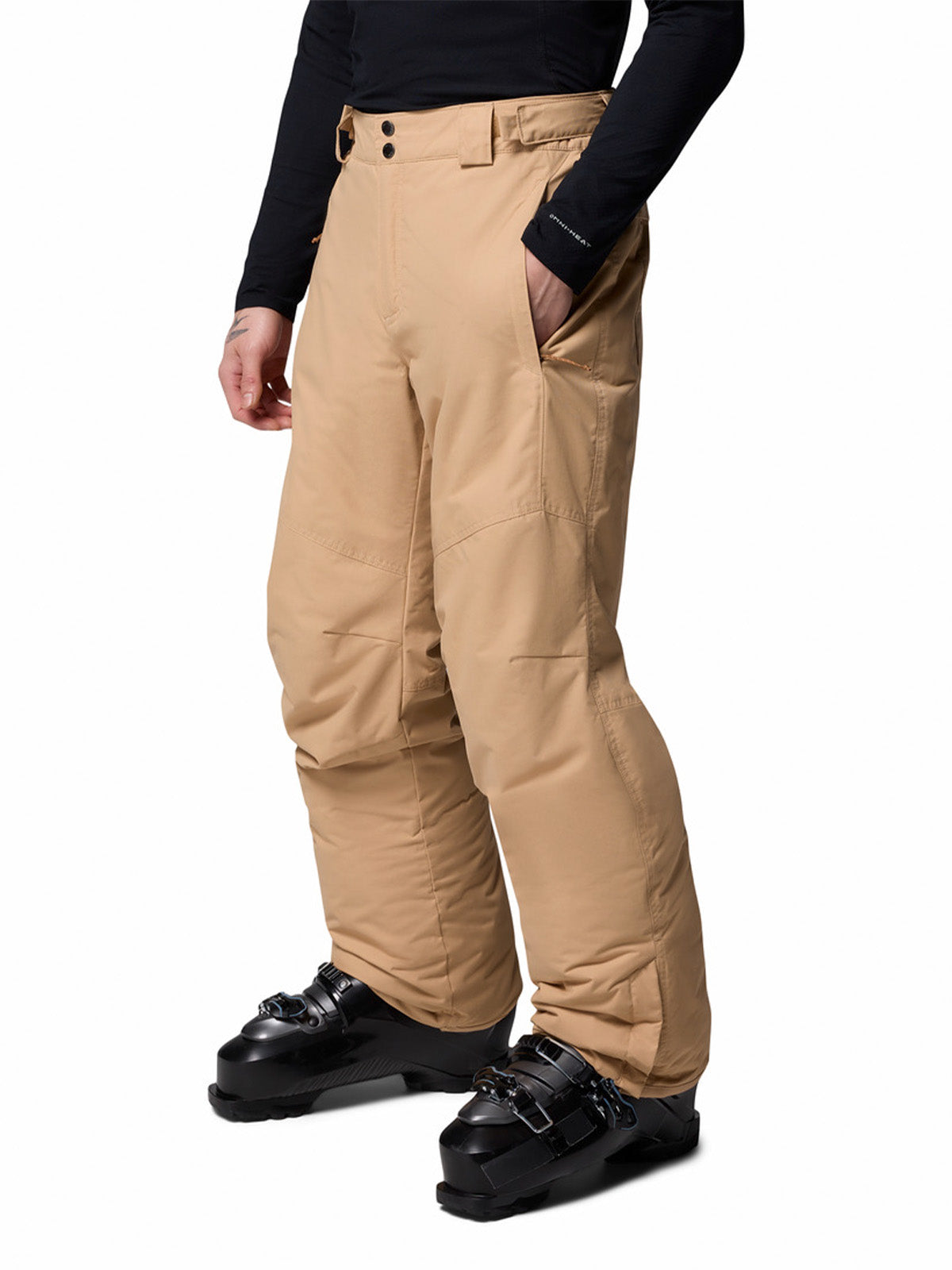 Pantalon De Nieve Hombre Bugaboo V Beige/Crudo Columbia