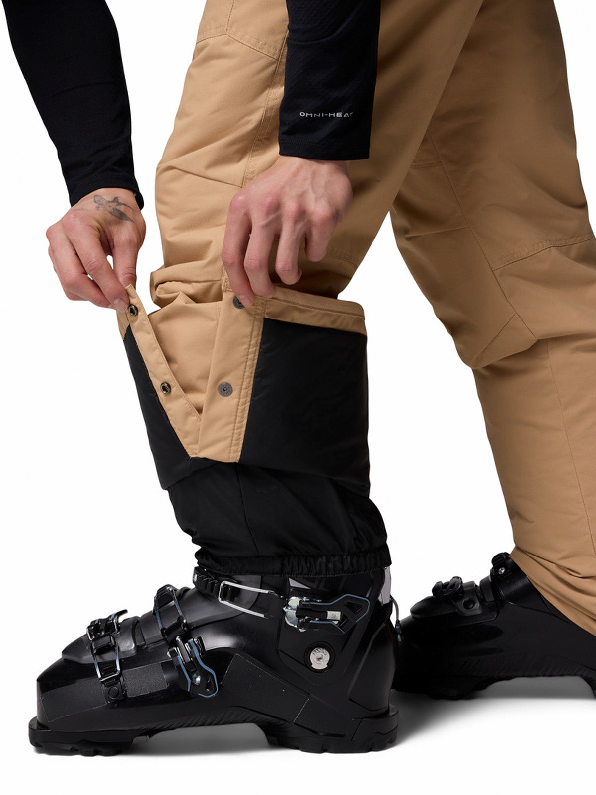 Pantalon De Nieve Hombre Bugaboo V Beige/Crudo Columbia