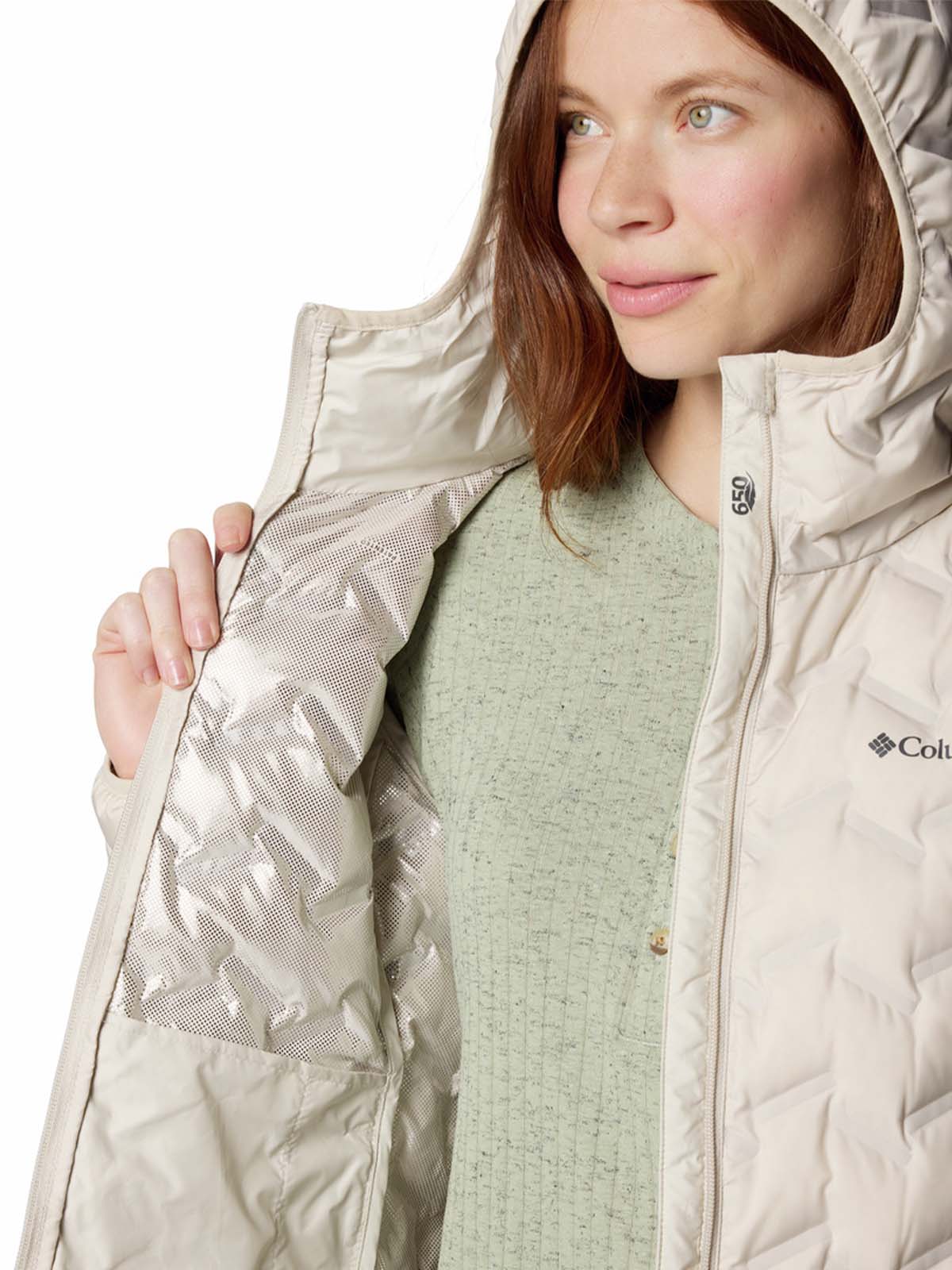 Parka Mujer Delta Ridge II Gris Columbia