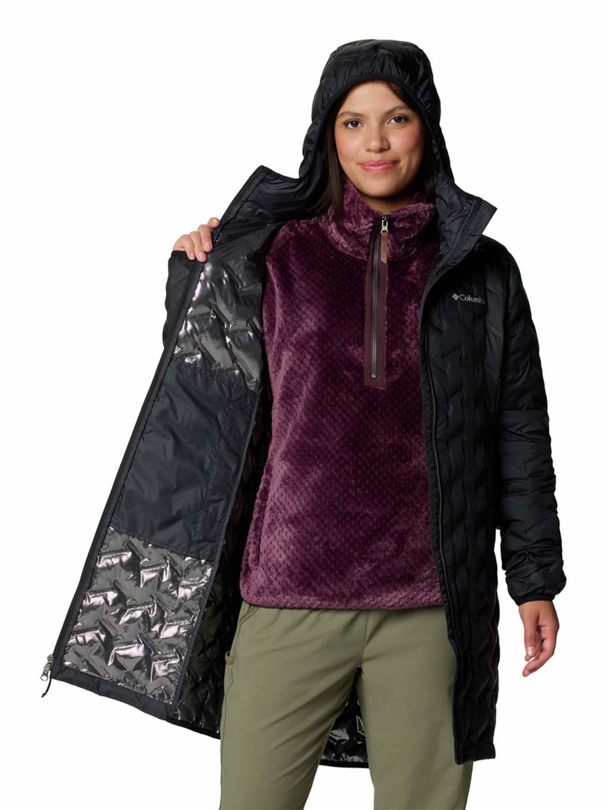 Parka Mujer Delta Ridge II Negro Columbia